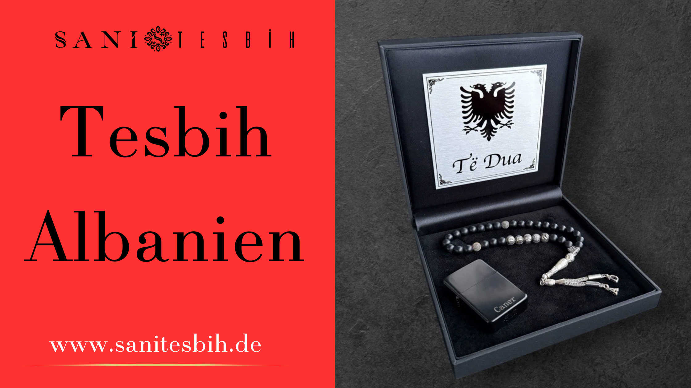 Albanischer adler Tesbih geschenkset kaufen