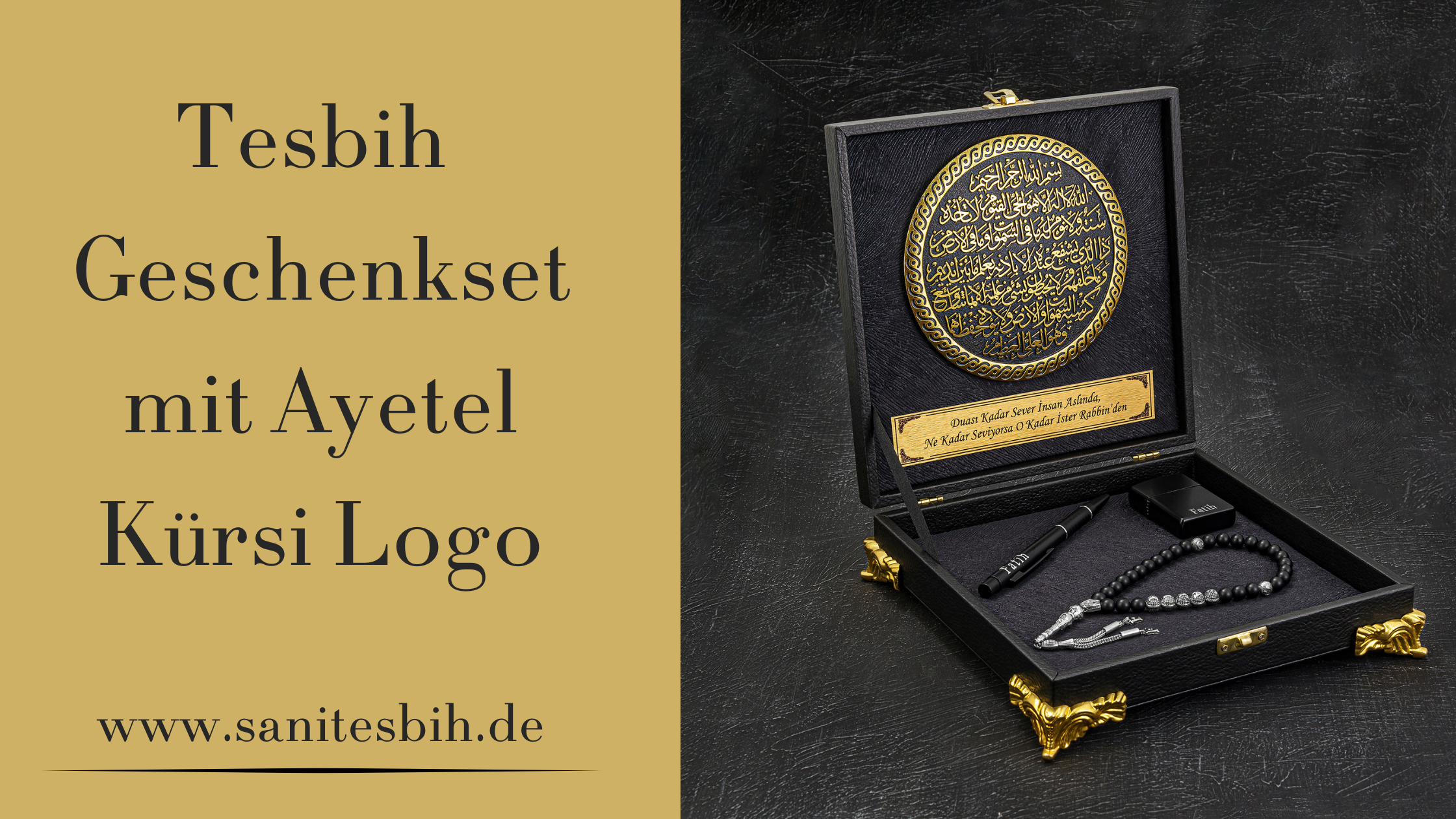 Tesbih Set mit Namen und Ayetel Kürsi – Kraftvolle Gebete und Schutz