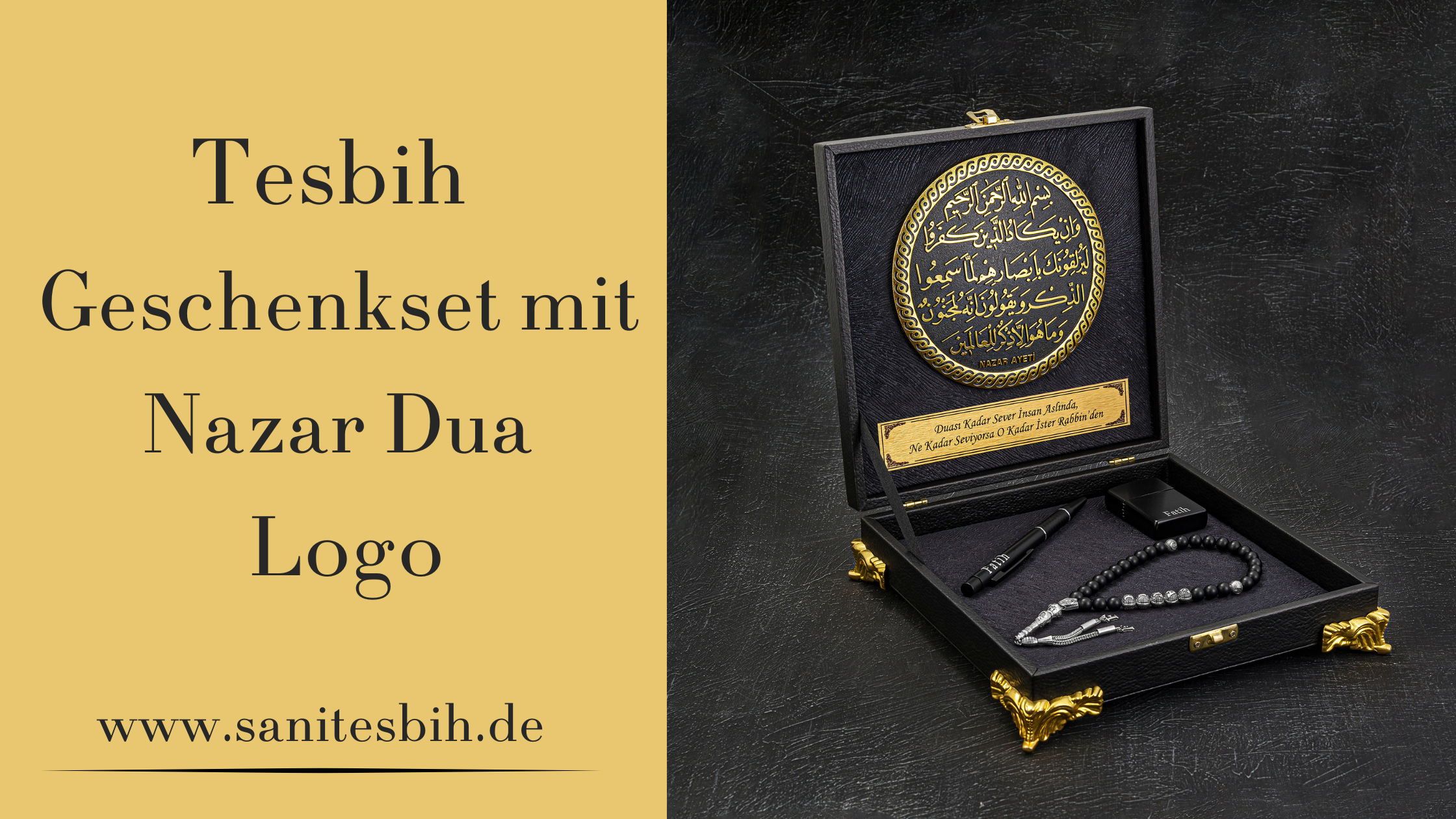 Tesbih mit Namen Set mit Nazar Dua