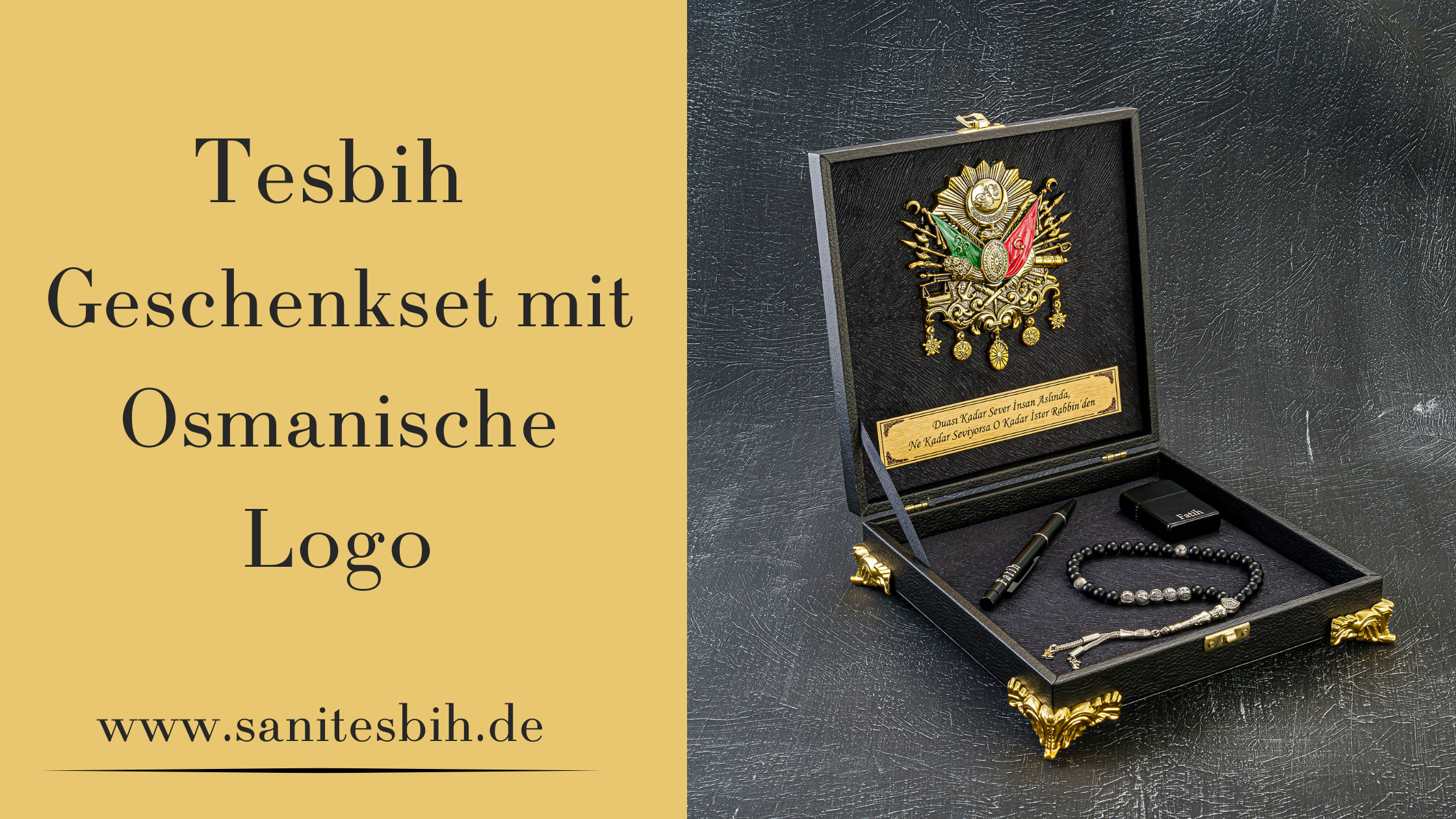 Tesbih Set mit Osmanischem Logo
