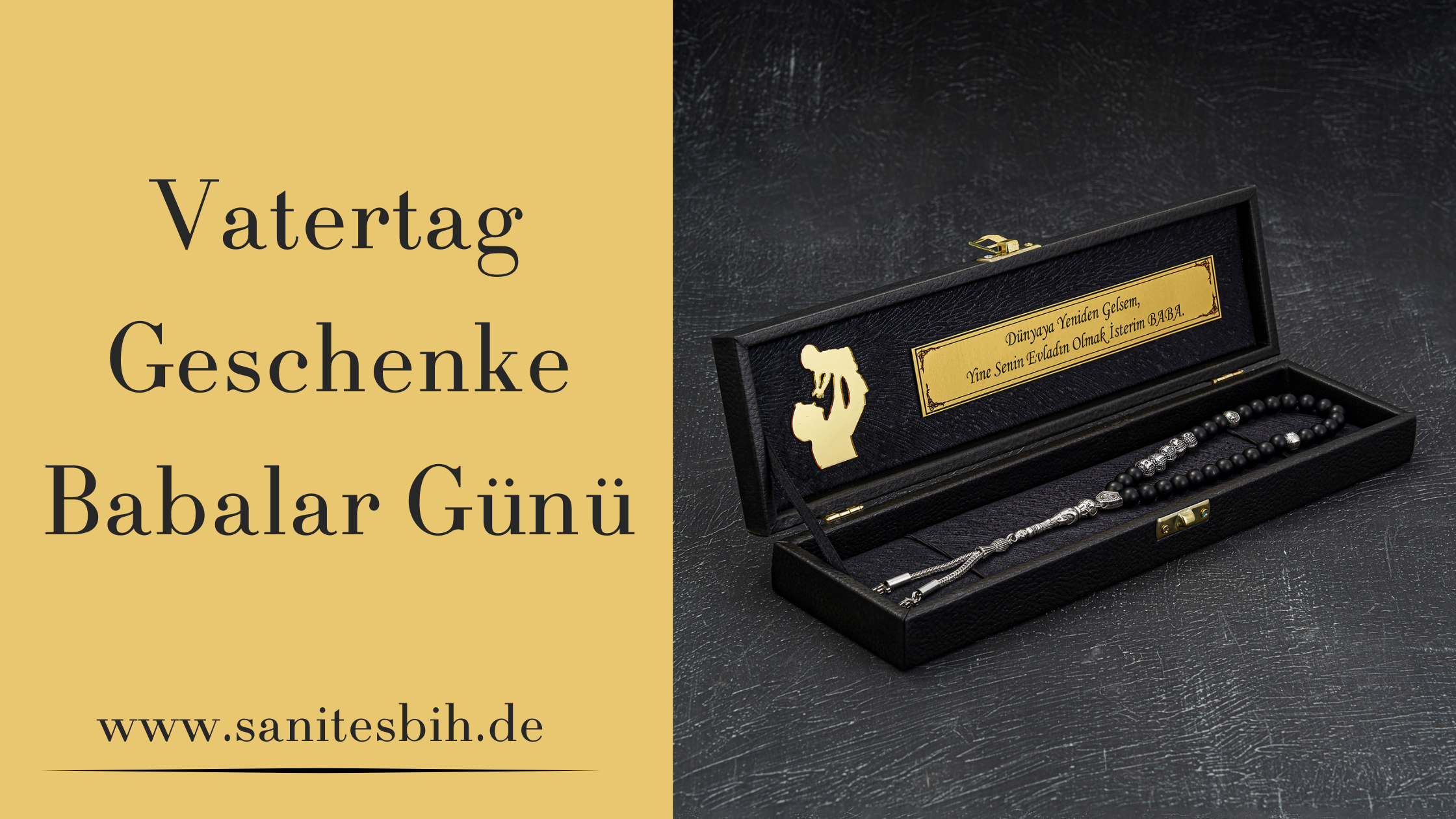 Vatertagsgeschenke mit persönlicher Gravur Tesbih