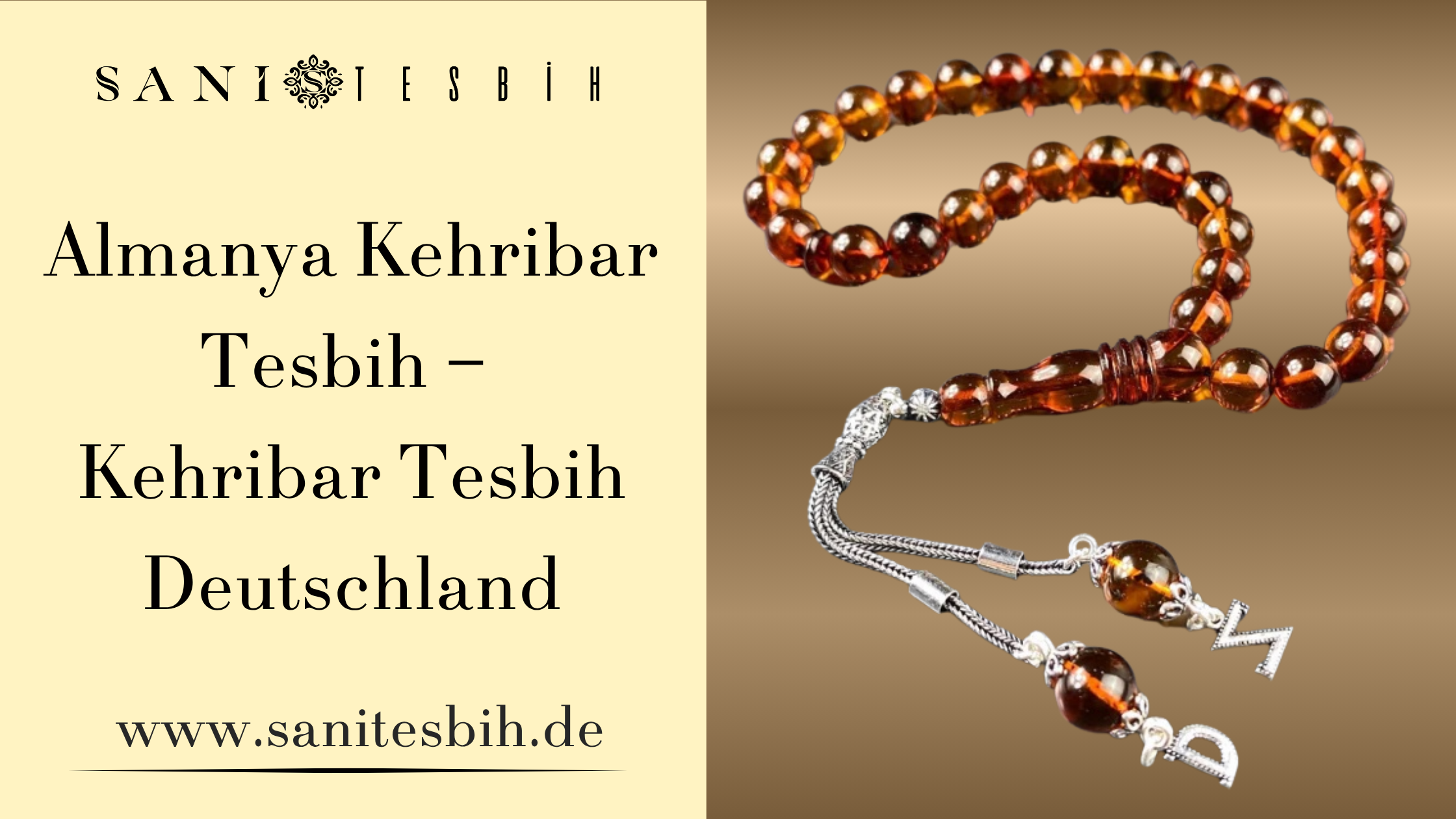 Almanya Kehribar Tesbih Hochwertige Kehribar Tesbih