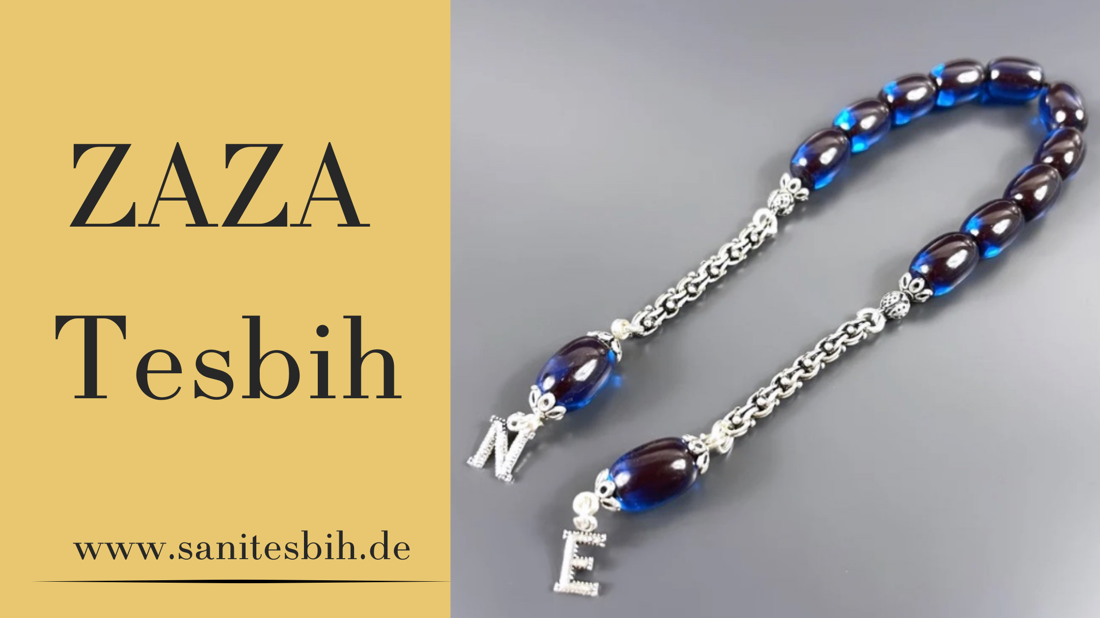 Zaza Tesbih Gebetskette Deutschland kette mit buchstaben