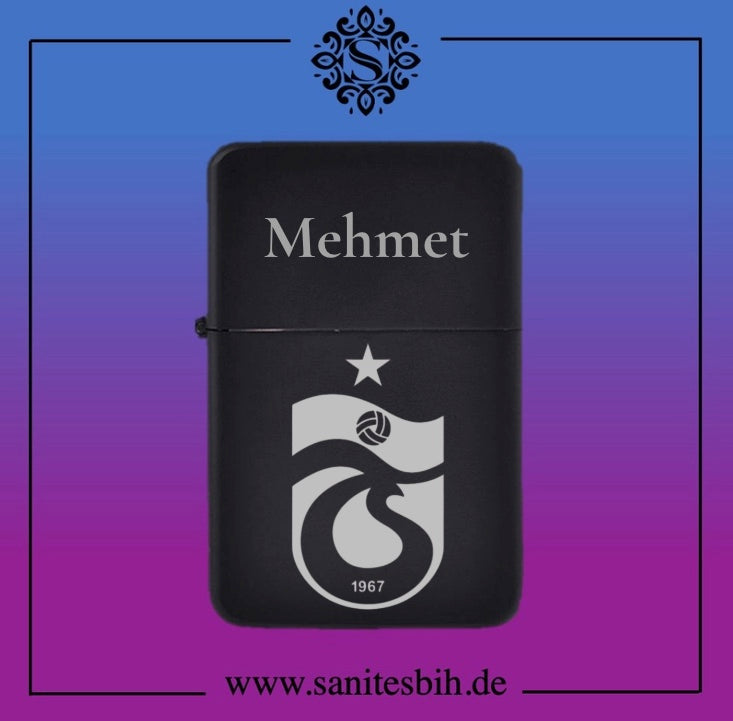 Feuerzeug Benzin Modell TS Spor Logo