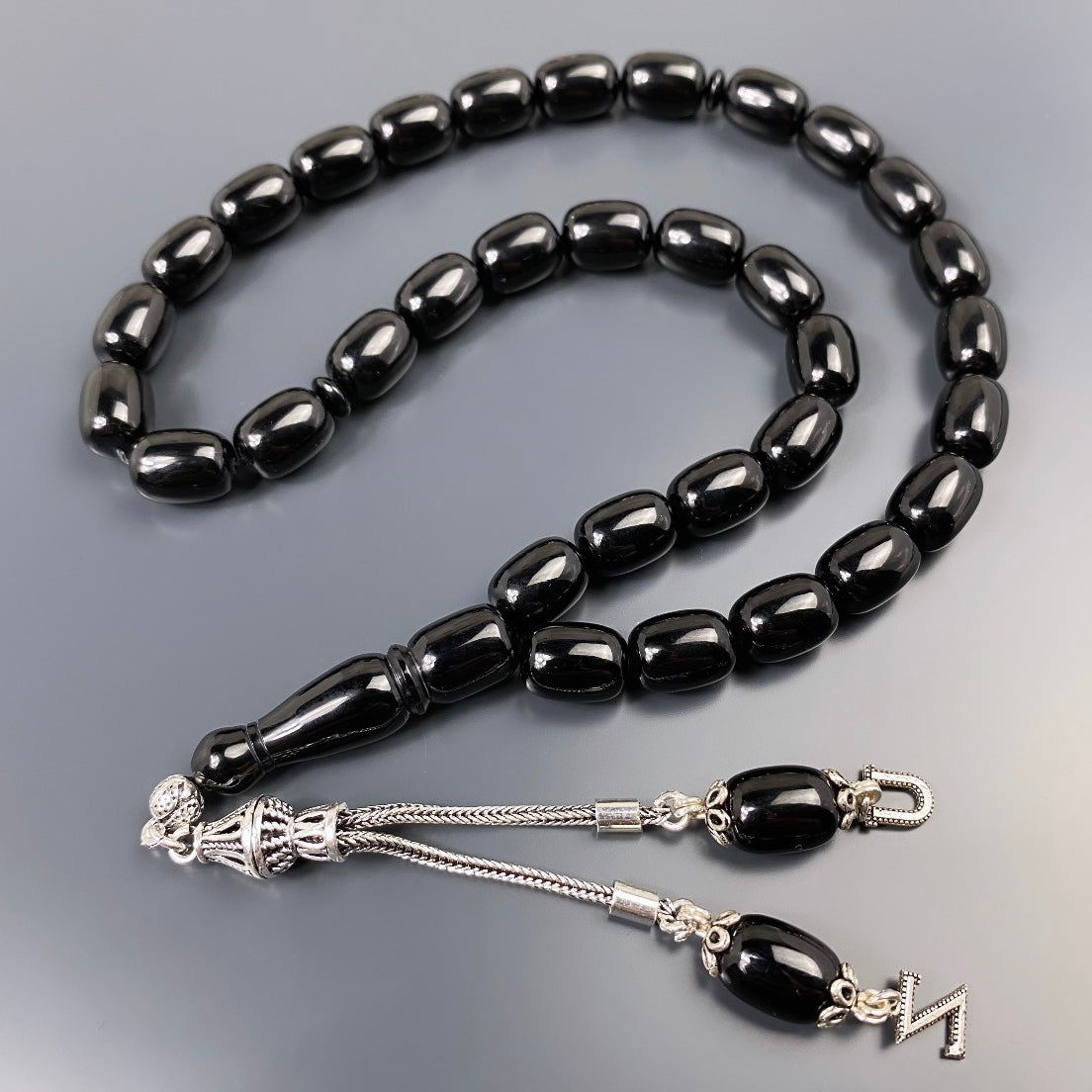 Tesbih SIKMA Kehribar 925 Silber personalisiert