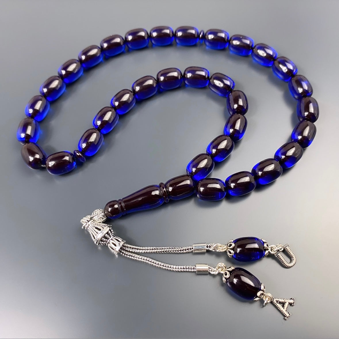 Tesbih SIKMA Kehribar 925 Silber personalisiert