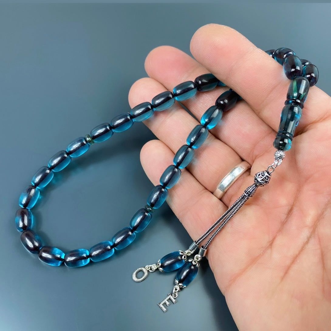 Tesbih SIKMA Kehribar 925 Silber personalisiert