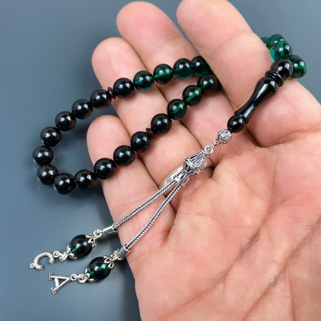 Tesbih SIKMA Kehribar 925 Silber personalisiert