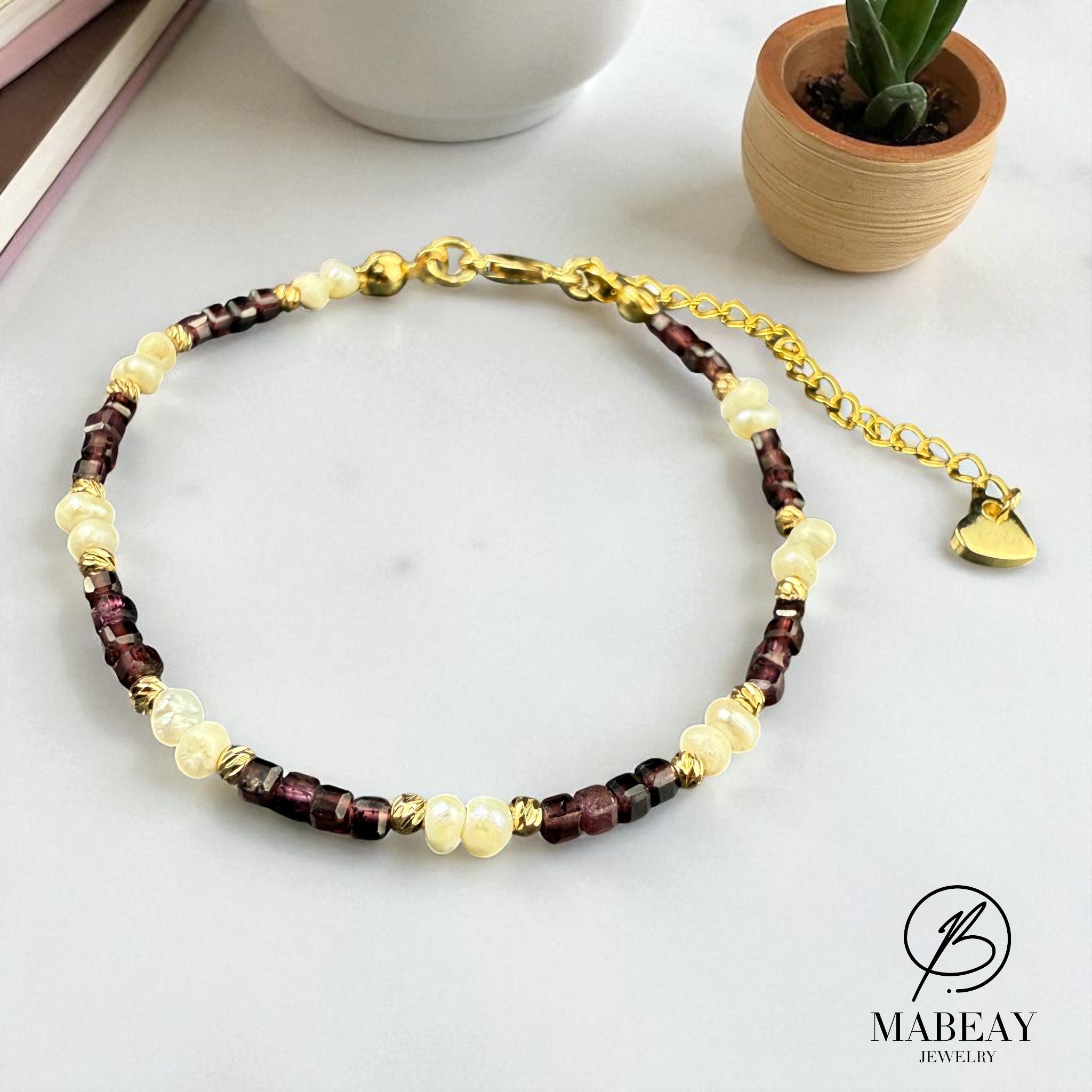 Lal & Inci Tasi mit Edelstahl Kette Armband Damenschmuck