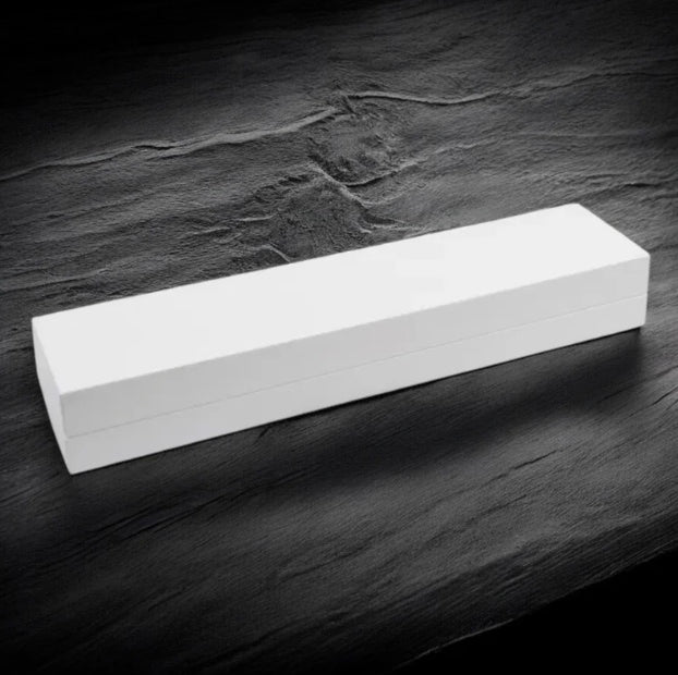 Tesbih mit Namen Albanische Landkarte Logo 2 x Buchstaben und Weiße Glanz Holzbox Text