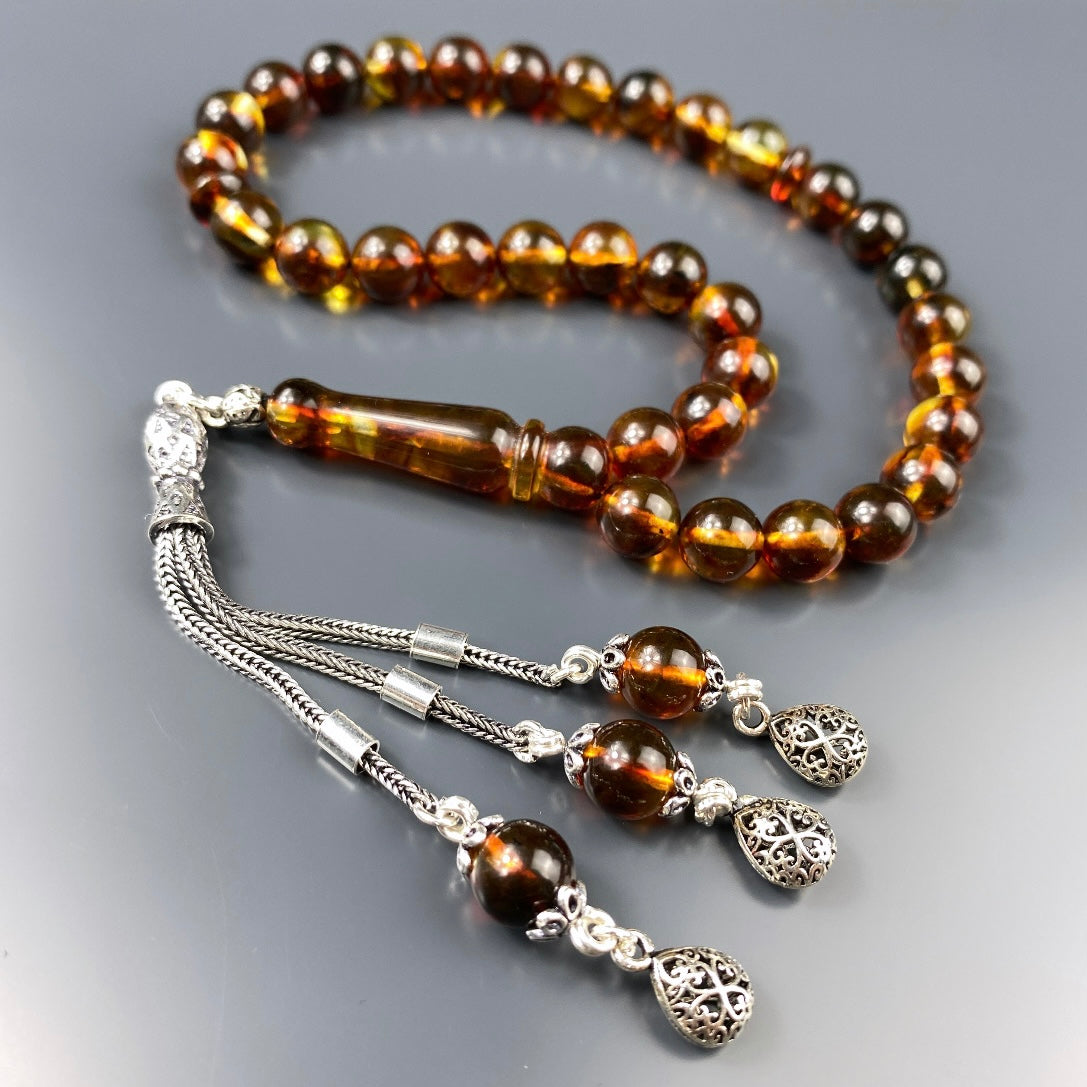 Kehribar Tesbih Basic Anhänger Logo 925 Silber