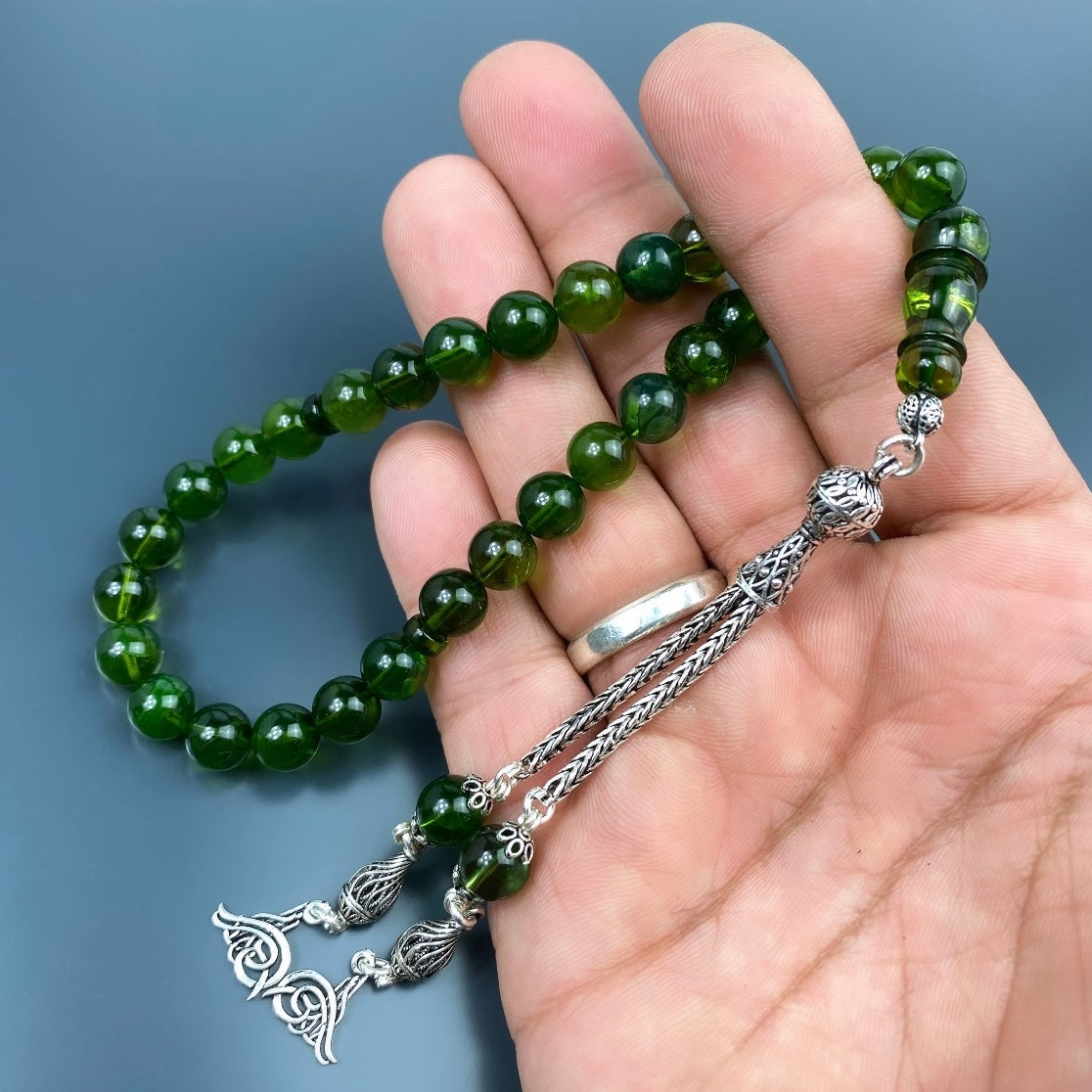 Kehribar Tesbih Gebetskette Perlenkette Männerschmuck Tesbih mit Namen personalisiert namaz tesbih