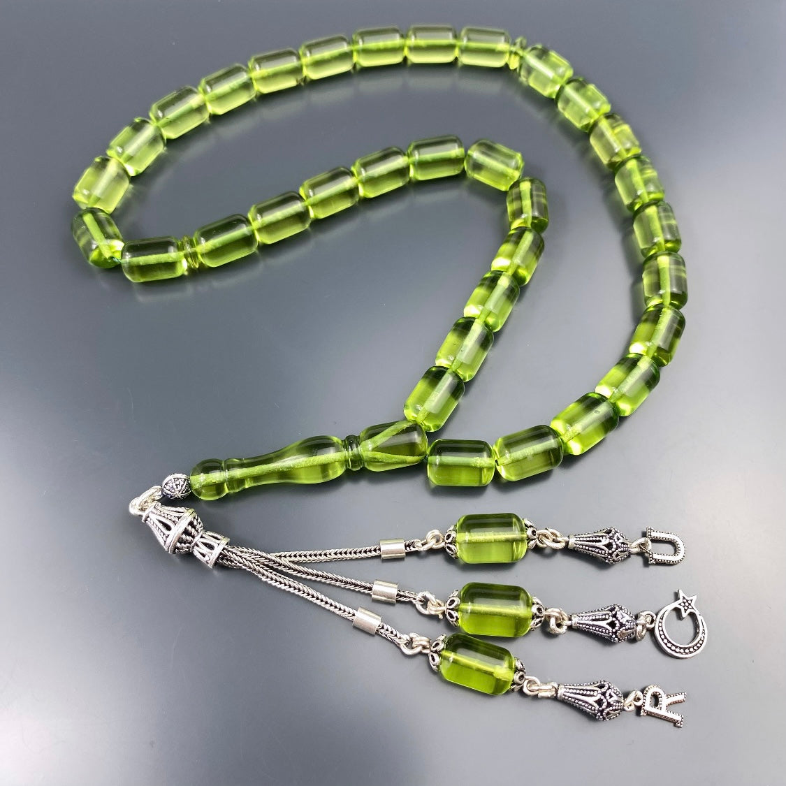 Kehribar Tesbih Gebetskette Perlenkette Männerschmuck Tesbih mit Namen personalisiert namaz tesbih