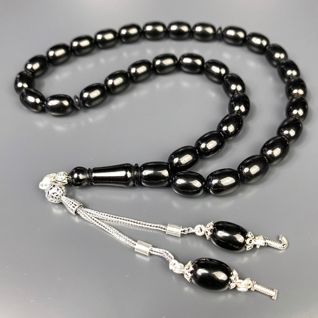 Siyah Tesbih SIKMA KEHRIBAR Kapsül mit Box - 925 Silber