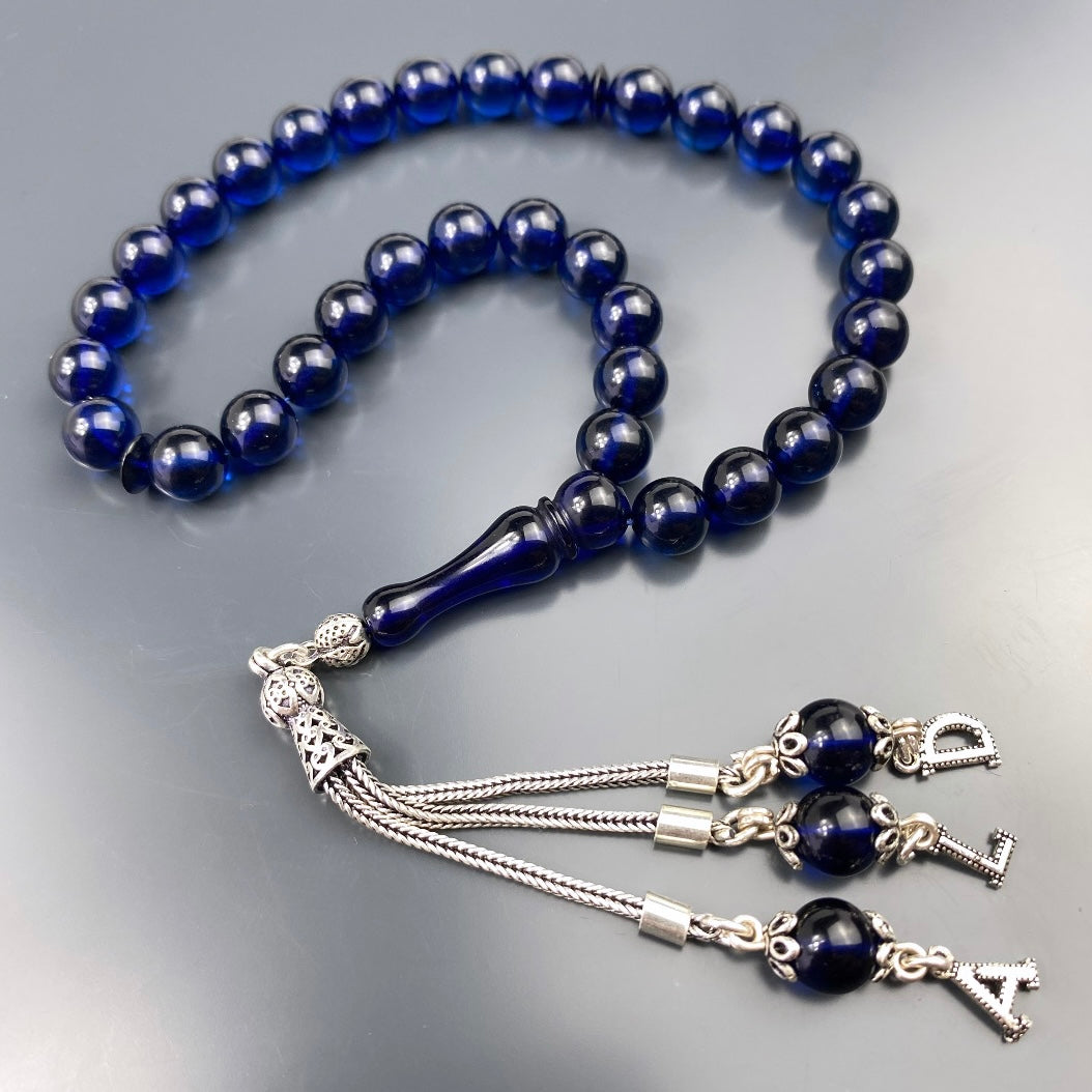 Kehribar Tesbih Gebetskette Perlenkette Männerschmuck Tesbih mit Namen personalisiert namaz tesbih