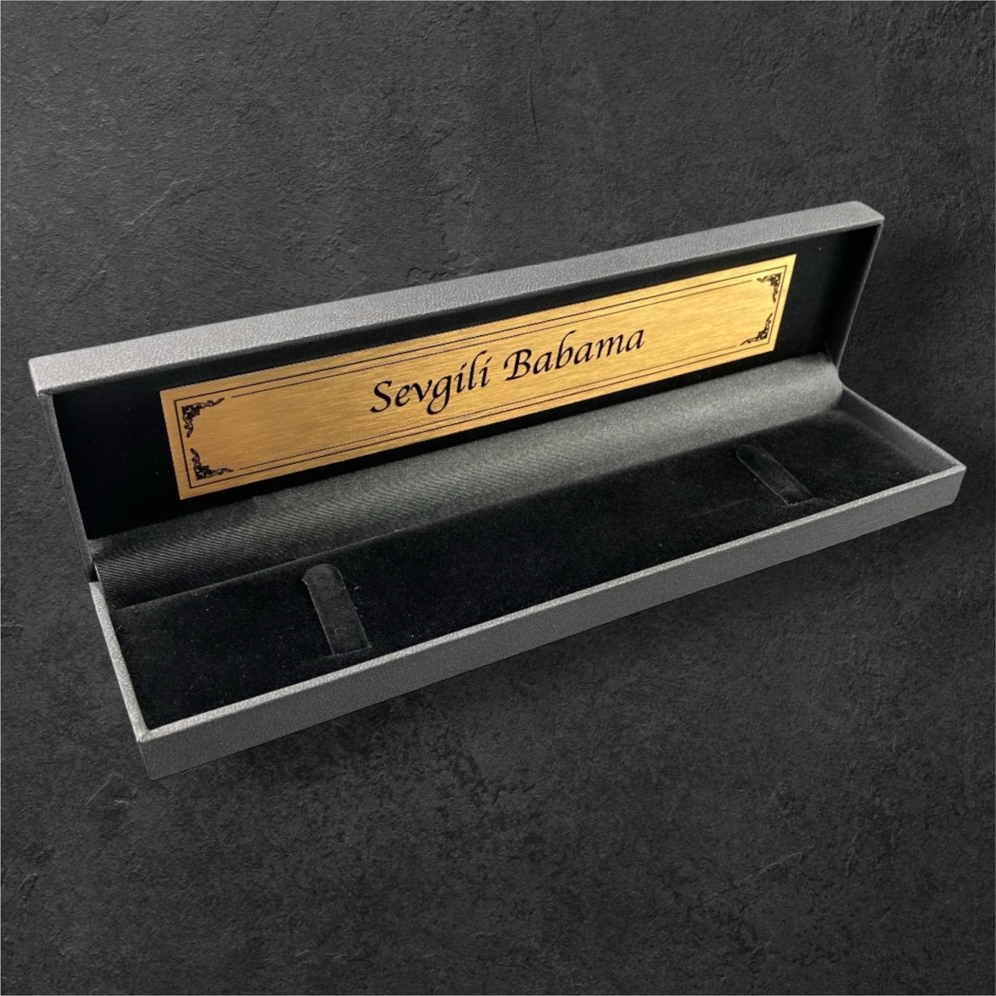 Black Box mit Wunschtext für Tesbih