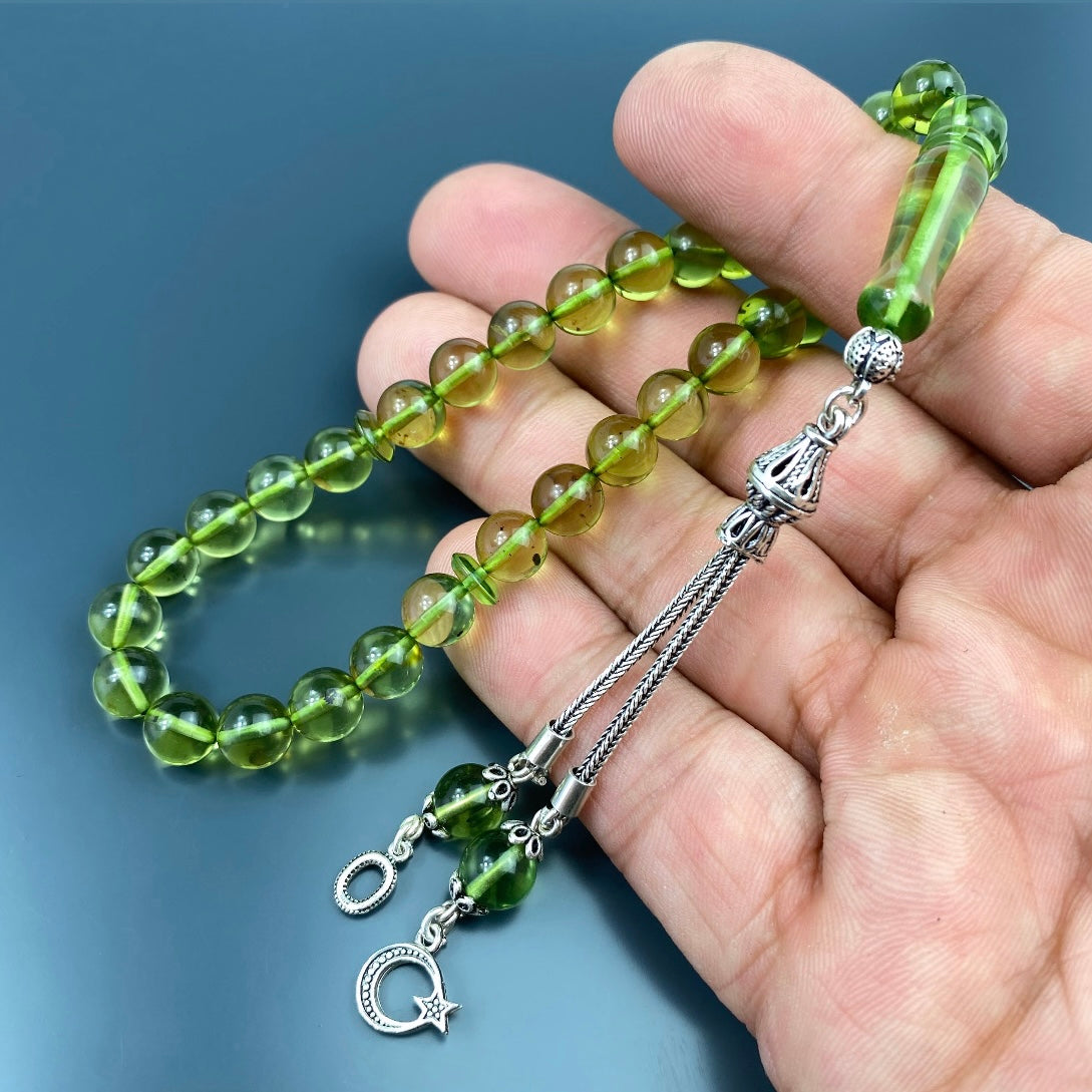 Kehribar Tesbih Gebetskette Perlenkette Männerschmuck Tesbih mit Namen personalisiert namaz tesbih