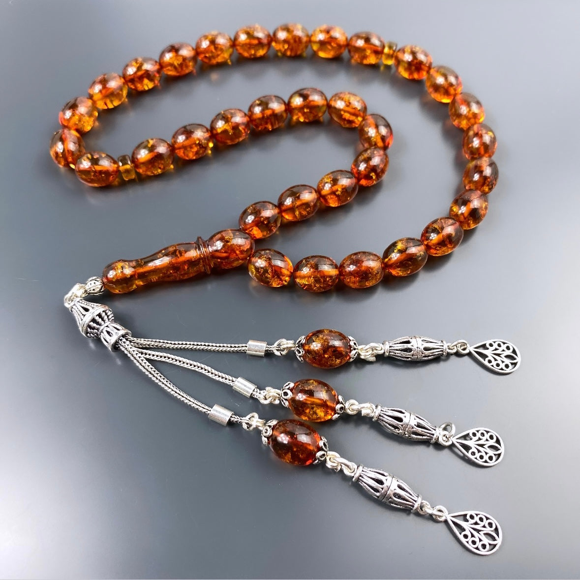 Braun Kehribar Tesbih / Bernstein