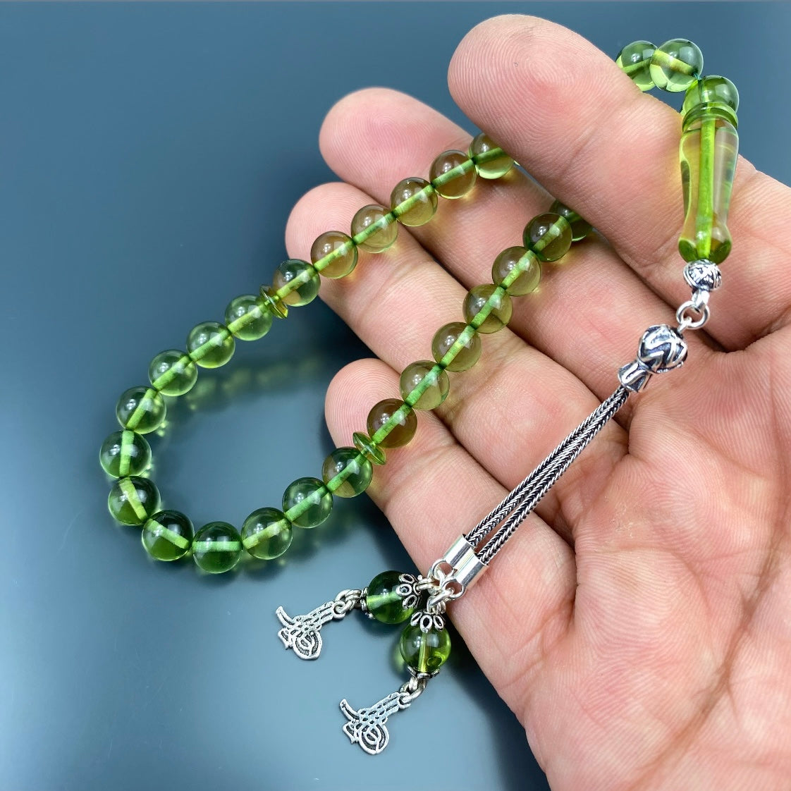 Kehribar Tesbih Gebetskette Perlenkette Männerschmuck Tesbih mit Namen personalisiert namaz tesbih