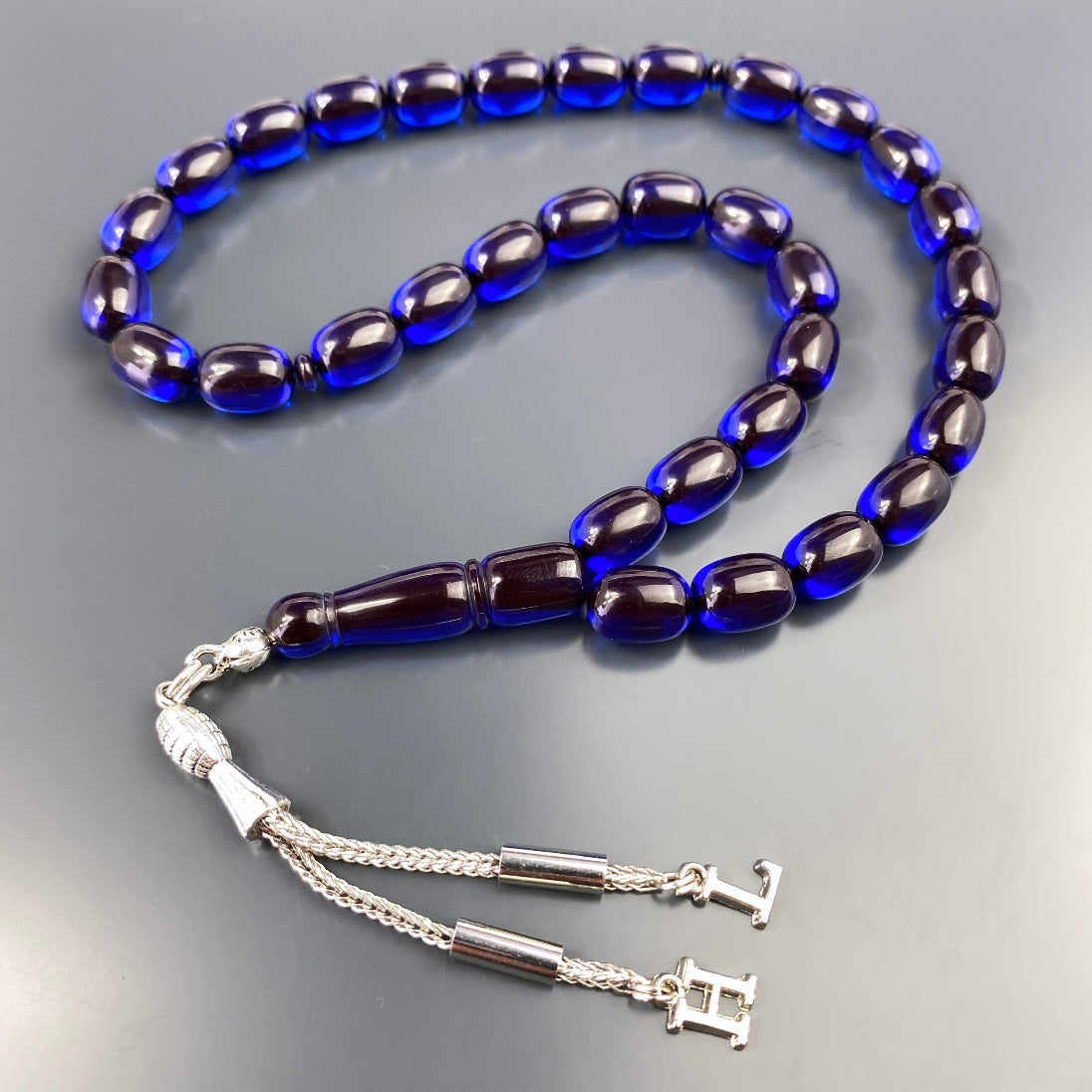 kehribar Tesbih Gebetskette Farblick islam bernstein geschenke für männer kette personalisiert mit Buchstaben für geschenk mann