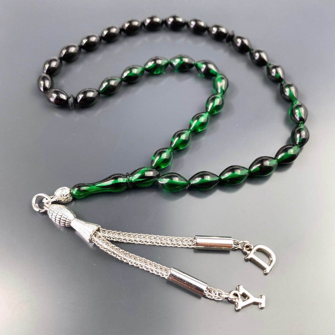 kehribar Tesbih Gebetskette Farblick islam bernstein geschenke für männer kette personalisiert mit Buchstaben für geschenk mann