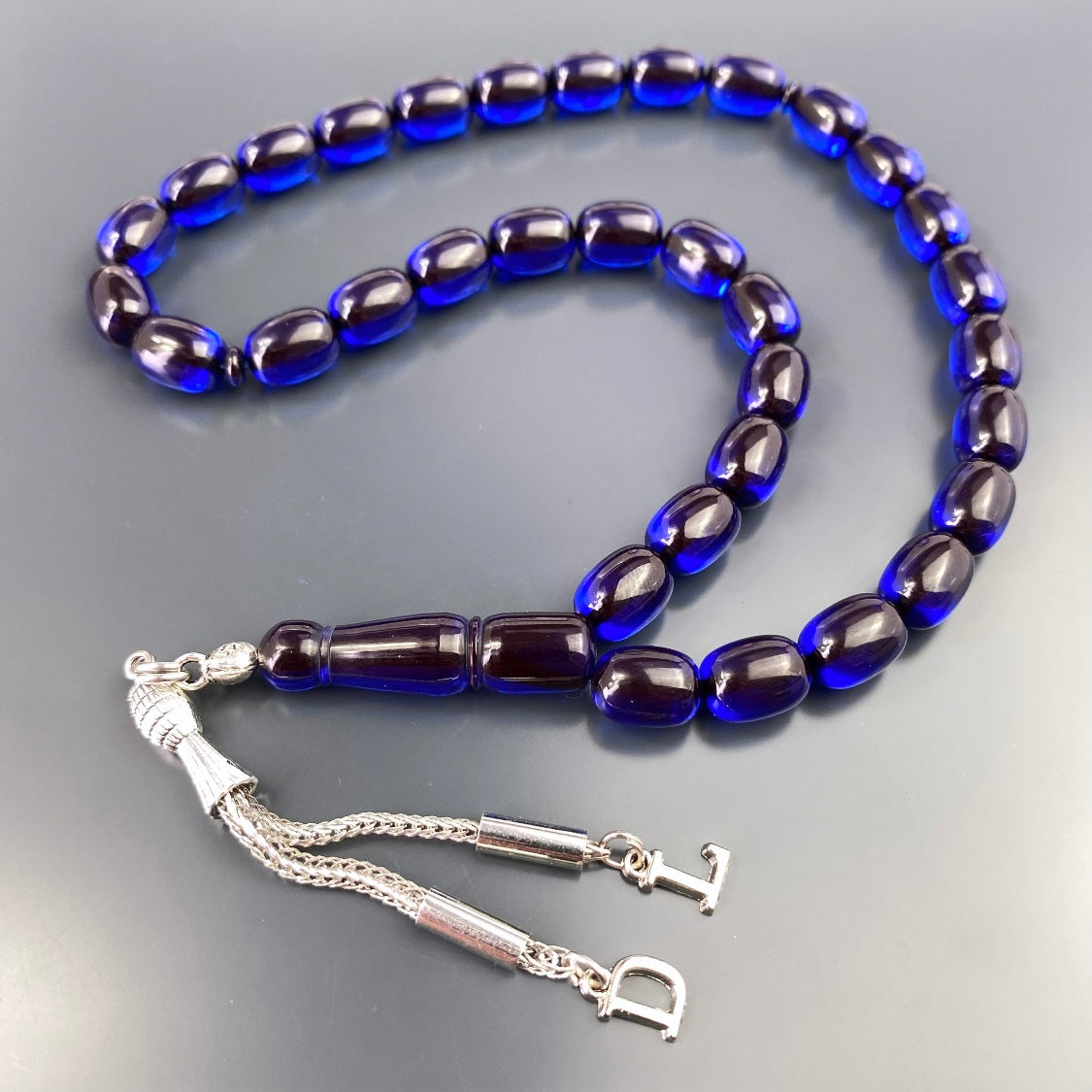kehribar Tesbih Gebetskette Farblick islam bernstein geschenke für männer kette personalisiert mit Buchstaben für geschenk mann