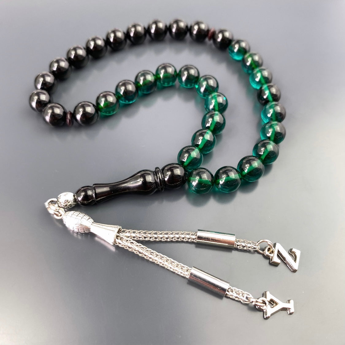 kehribar Tesbih Gebetskette Farblick islam bernstein geschenke für männer kette personalisiert mit Buchstaben für geschenk mann