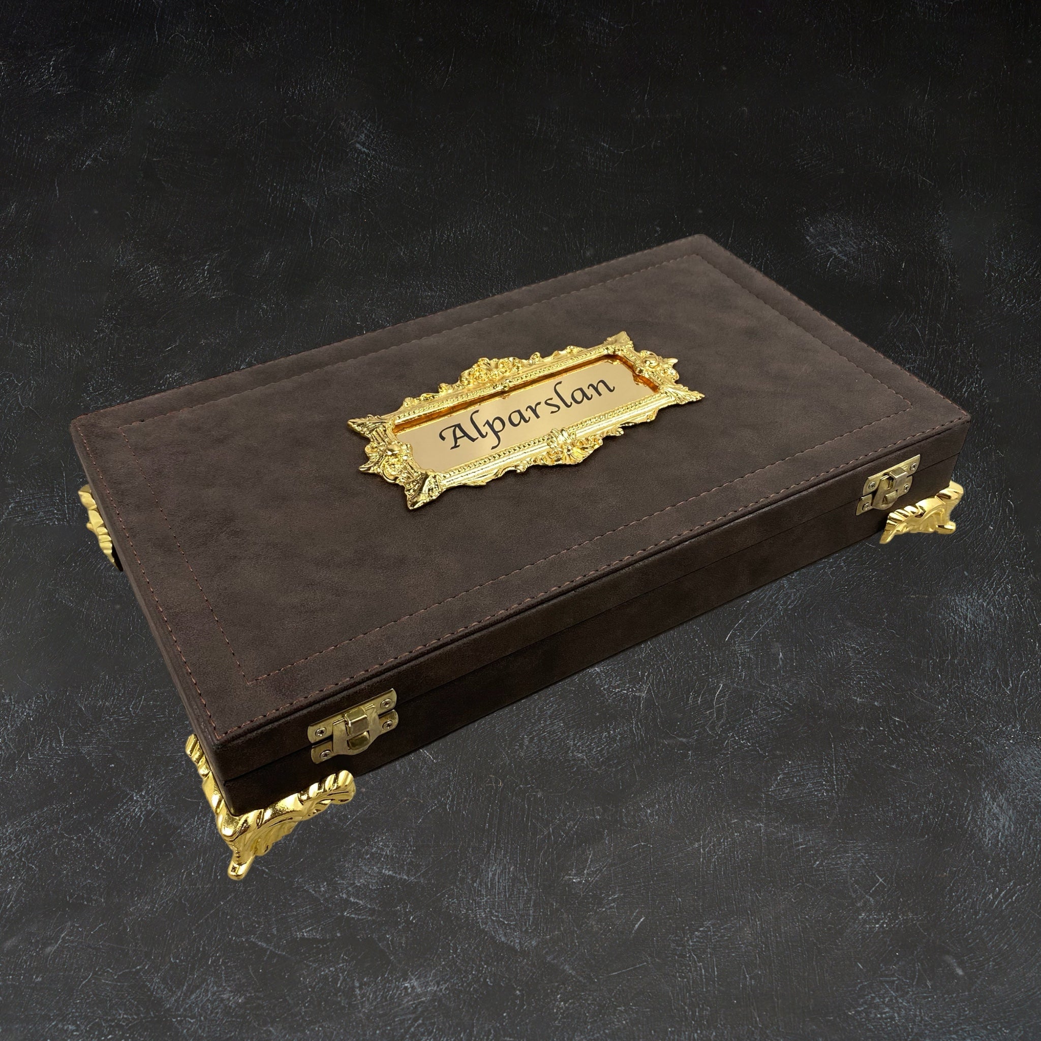 Tesbih Set Özel Kutu 925 Silber SIKMA KEHRIBAR TESBIH - Black Brown