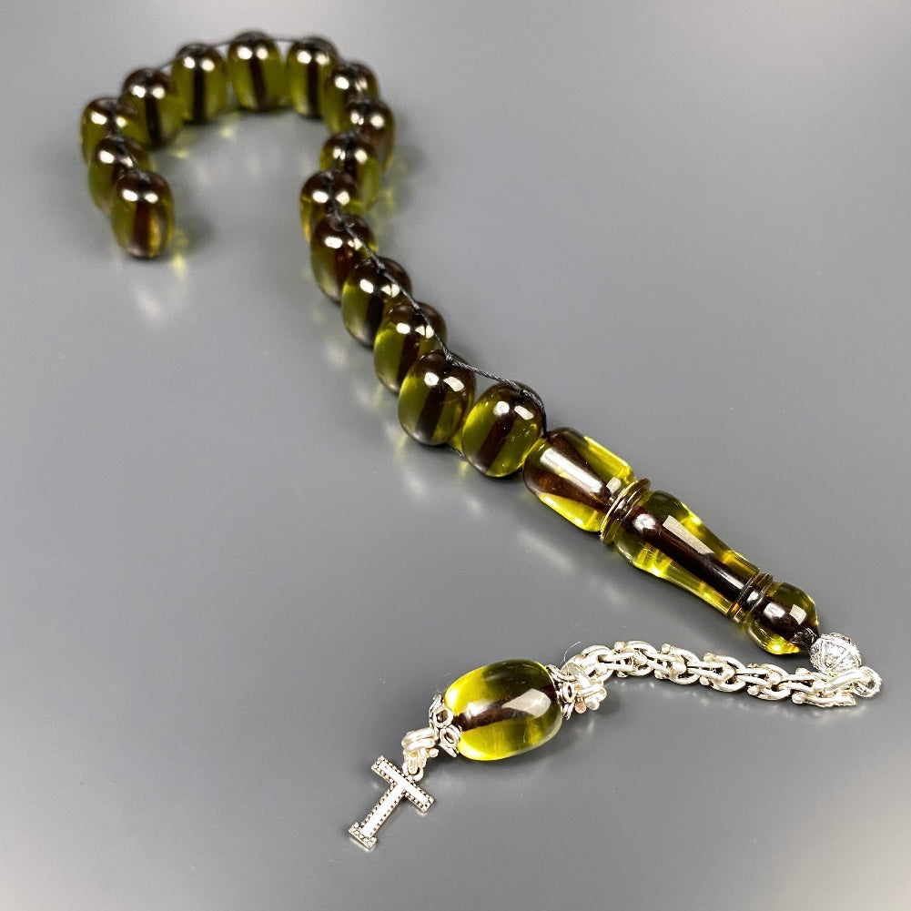 Zaza Tesbih SIKMA Yesil özel yapim personalisiert 925 Silber