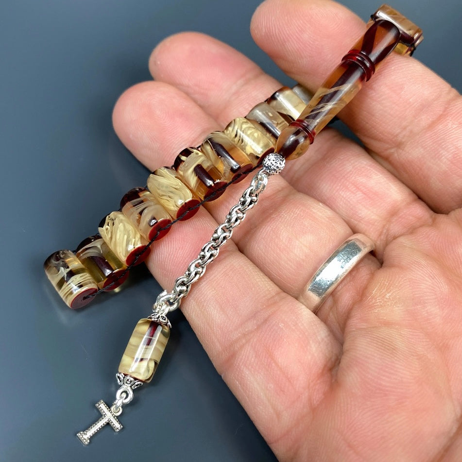 Zaza Tesbih SIKMA Renk Süzme özel yapim personalisiert 925 Silber