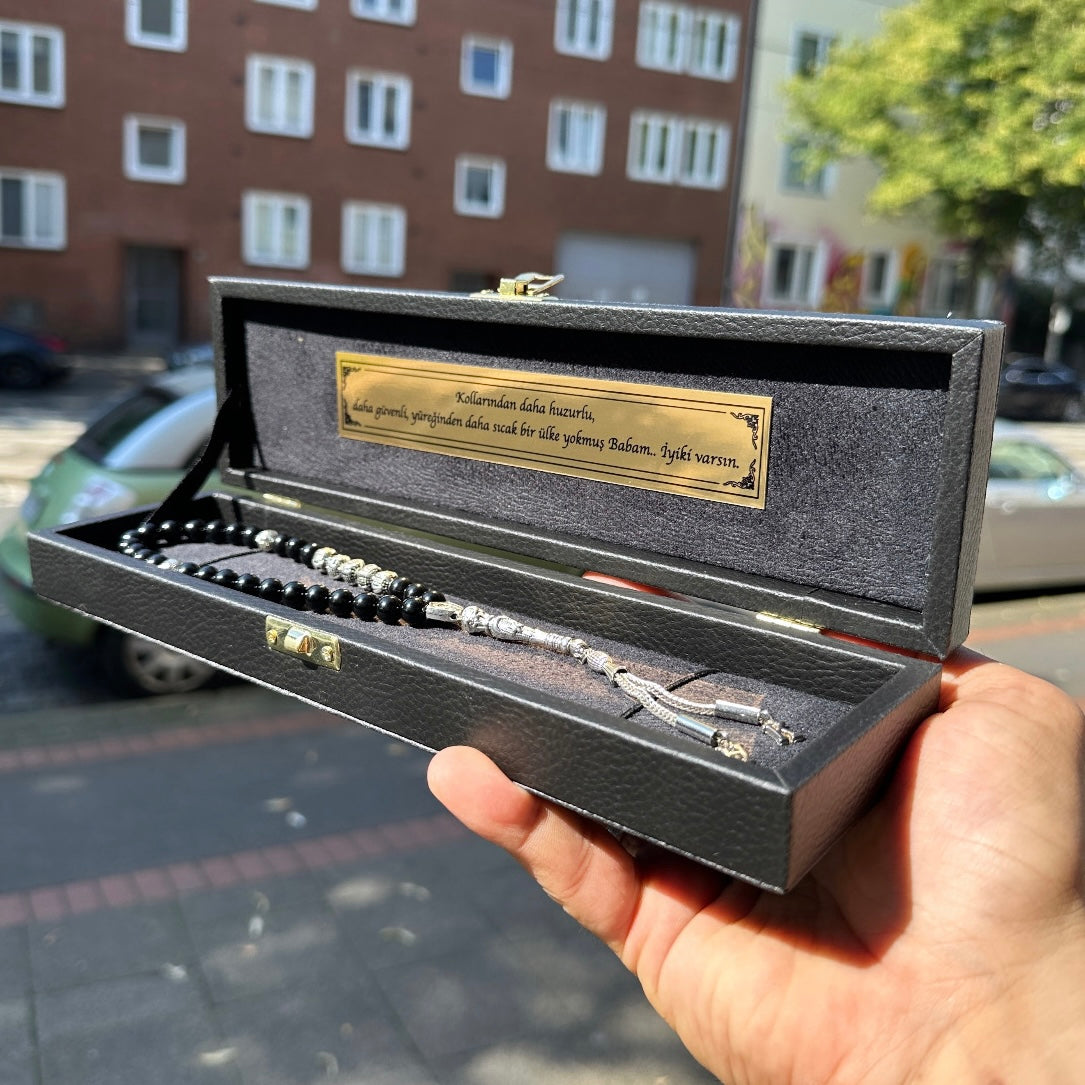 Gebetskette mit geschenk box personalisiert