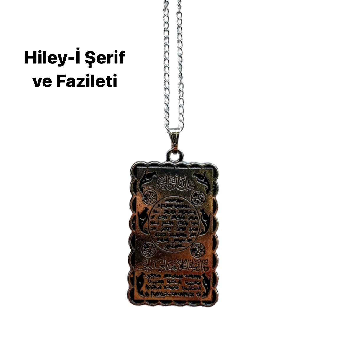 Hileyi Serif ve Fazileti Kolye Halskette Metall