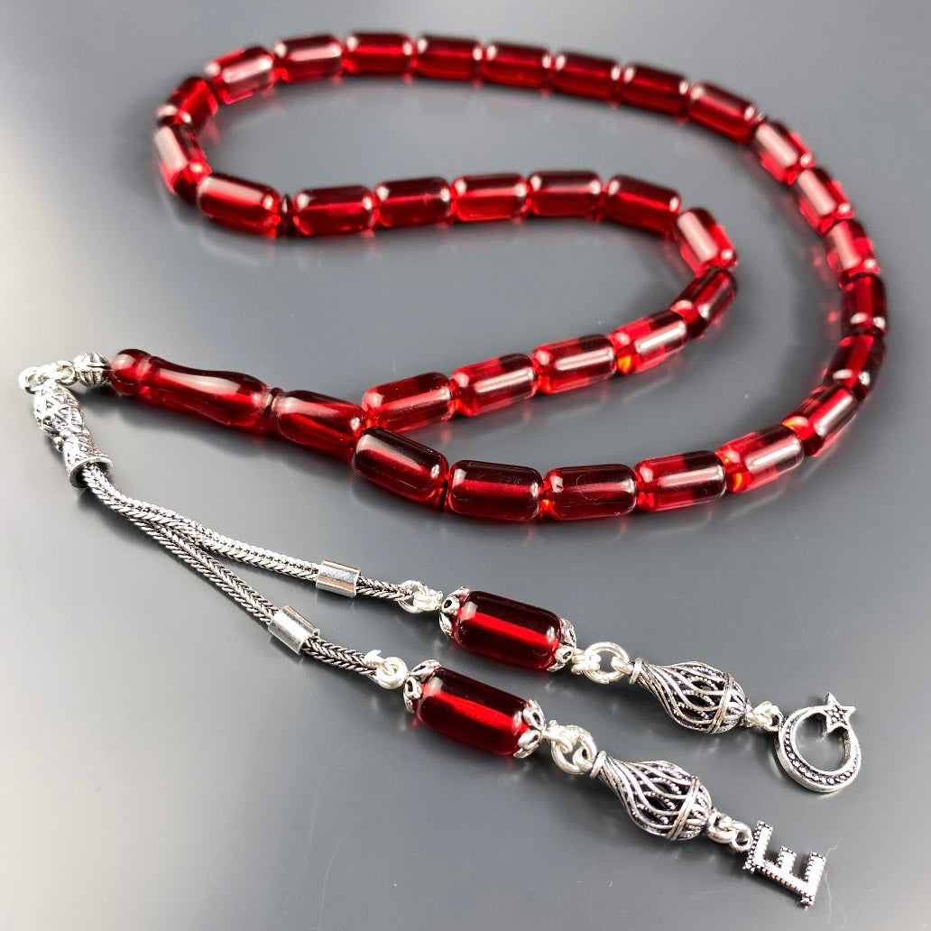 Kehribar Rot Gebetskette
