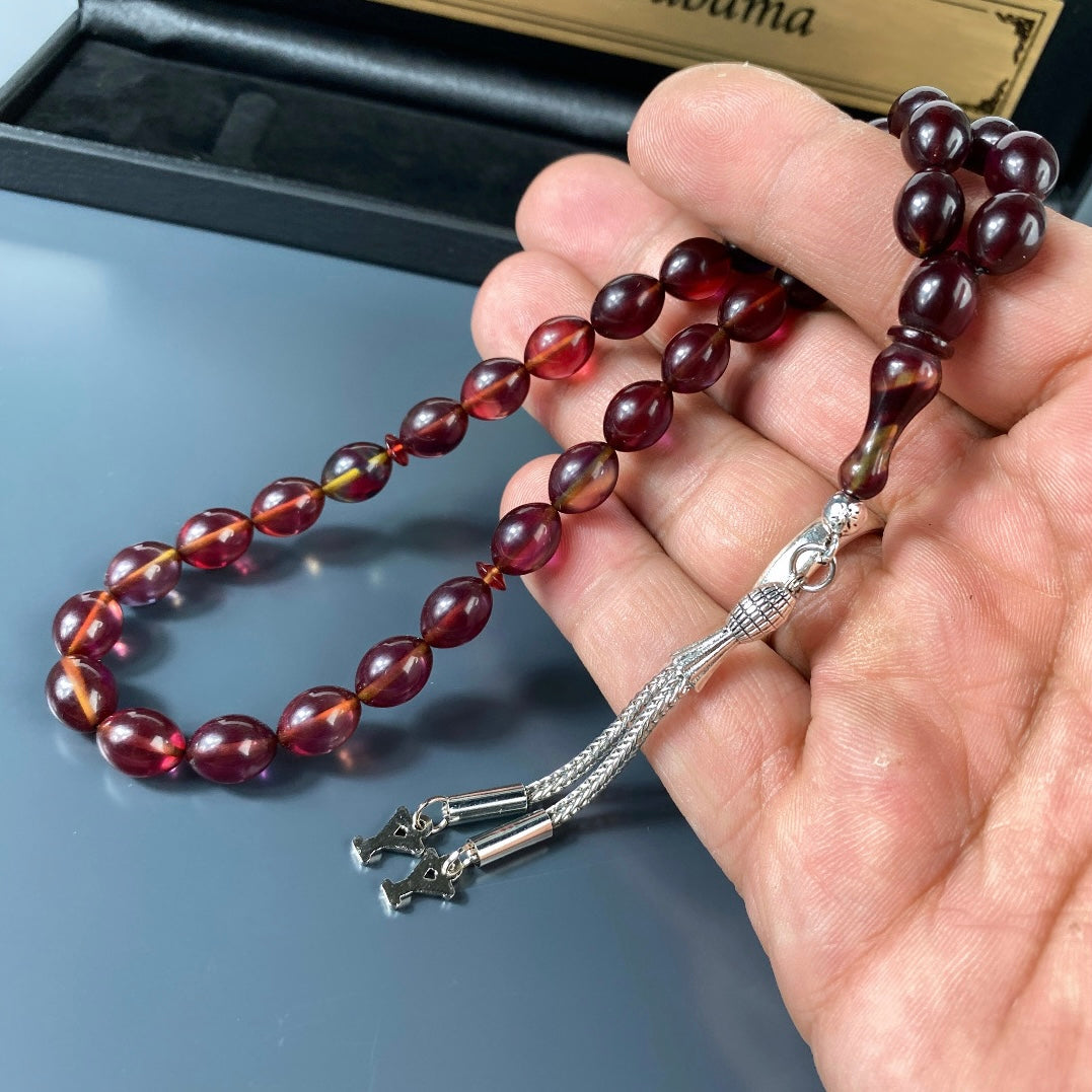 Ateş Sıkma Tesbih mit Gravur – personalisiertes Männergeschenk