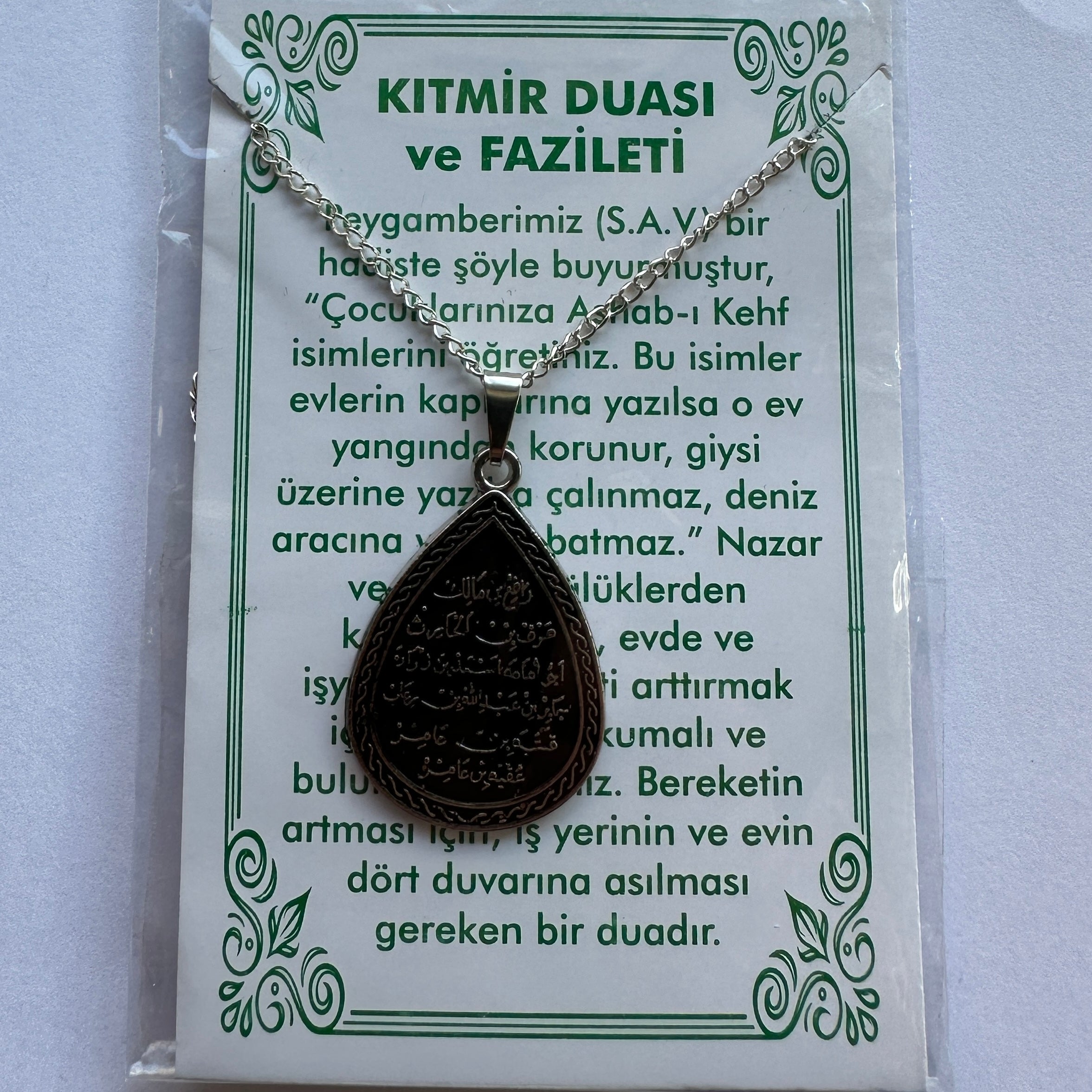 Kitmir Duasi Kolye Halskette Metall