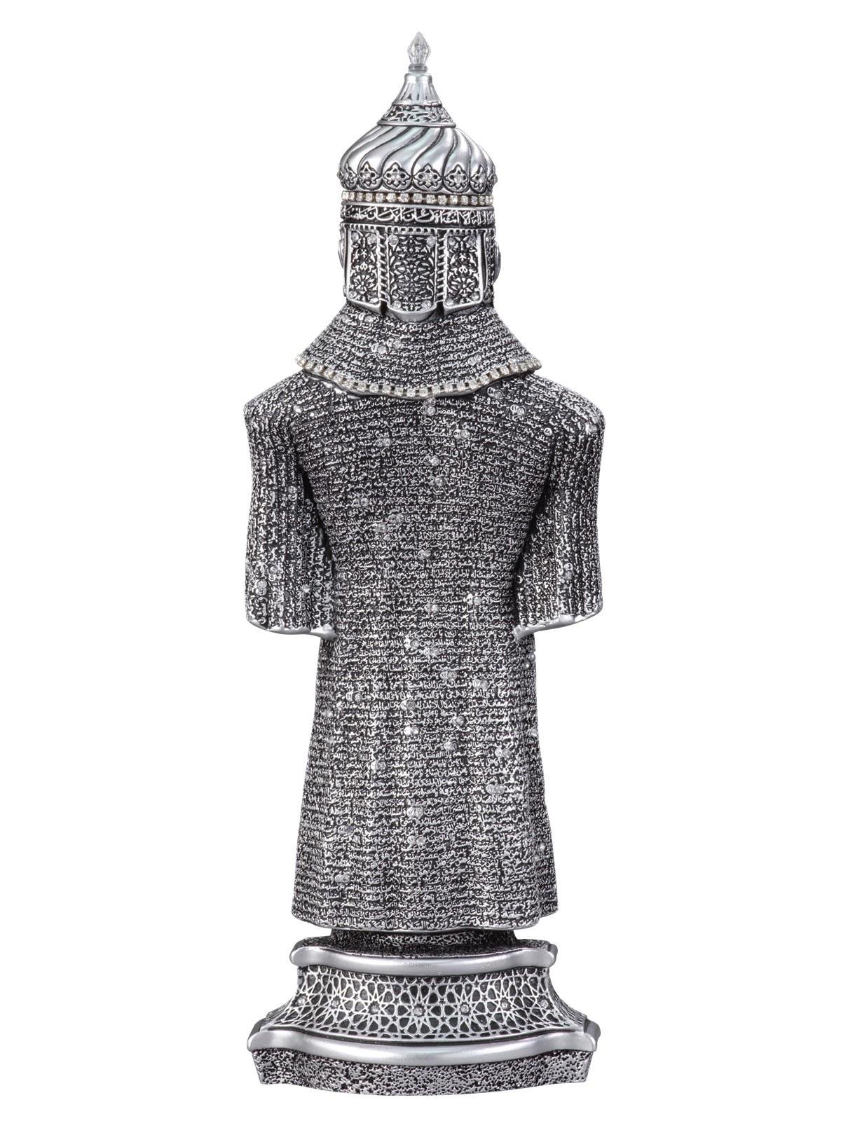 Zırh Boytu Gümüs Renk Biblo