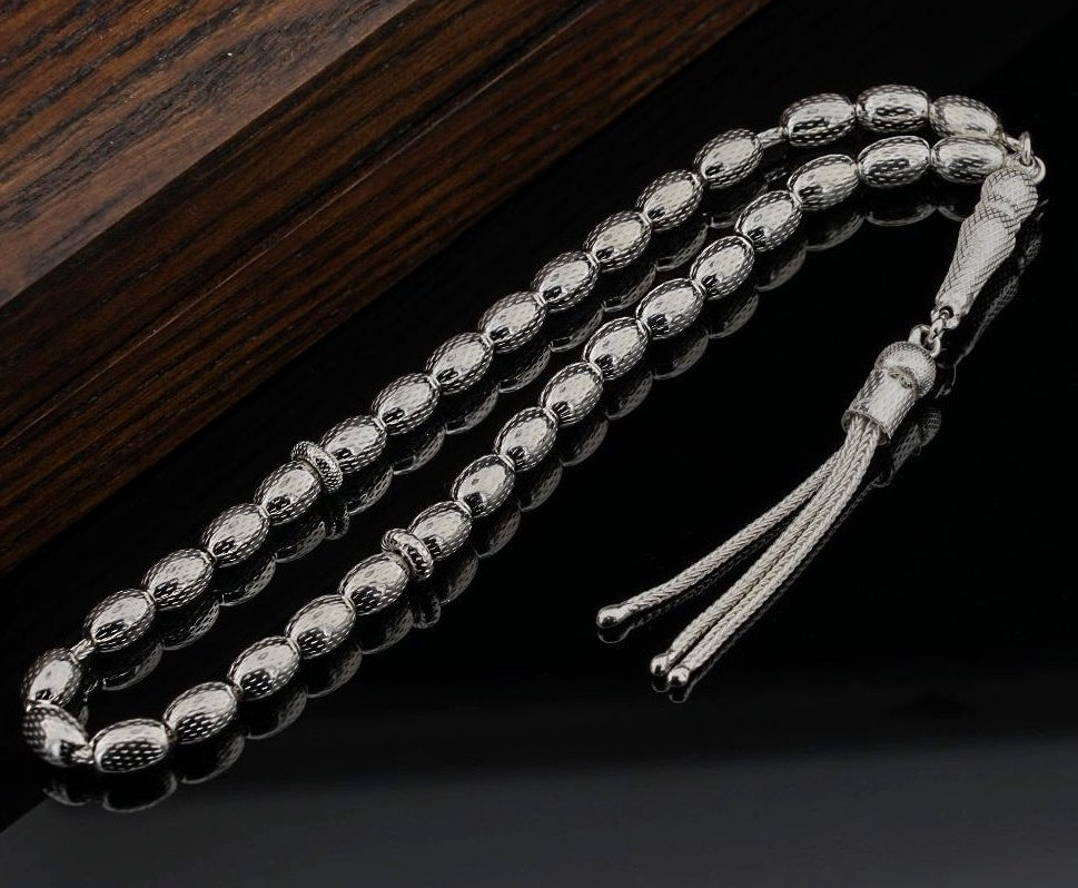 Silber Tesbih 925 Arpa Kesim Modell 2