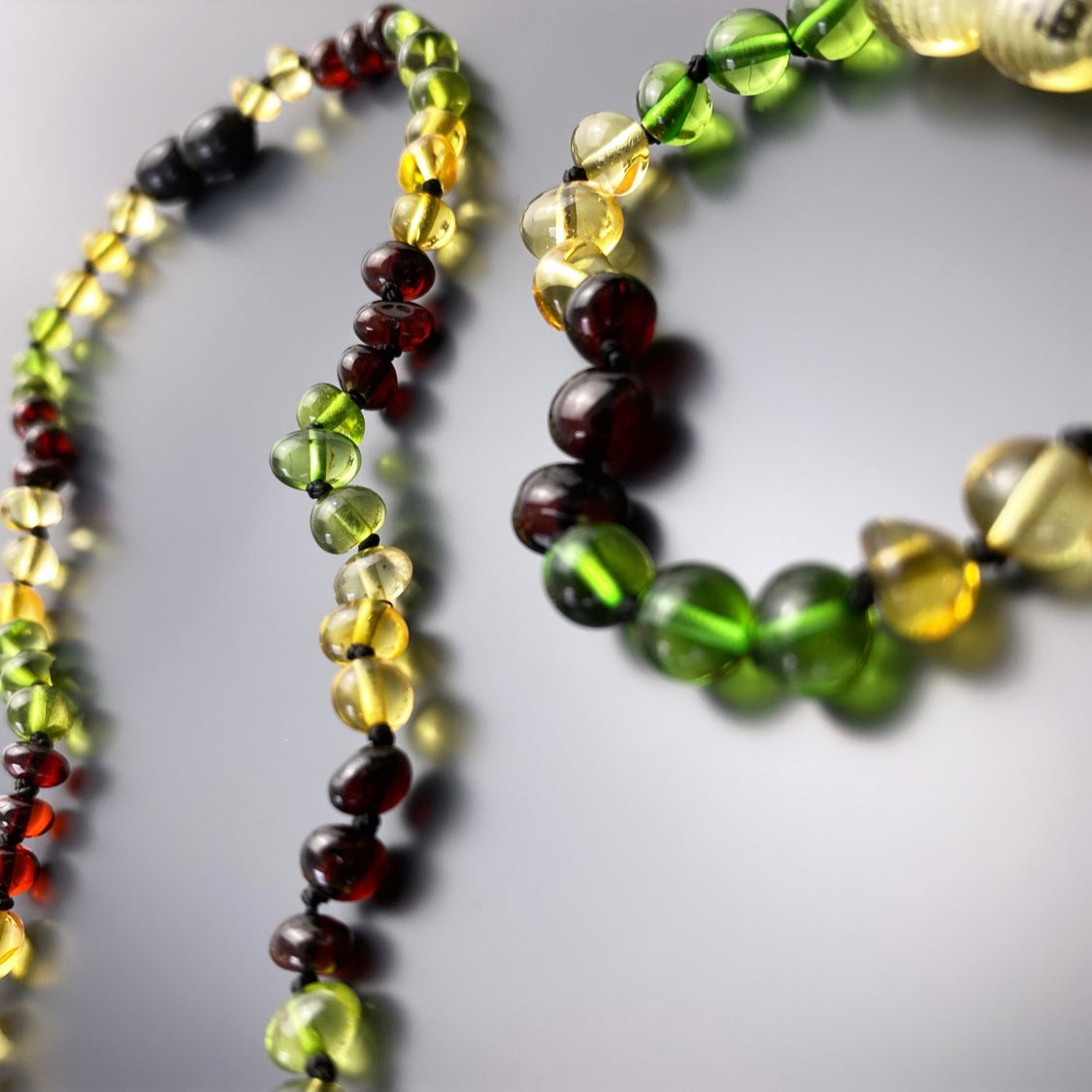 Bernsteinkette & Armband / Bebek Kolye Seti Kehribar