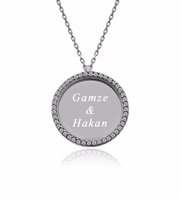 Namen Halskette / isimli Kolye 925 Silber - gümüs renk