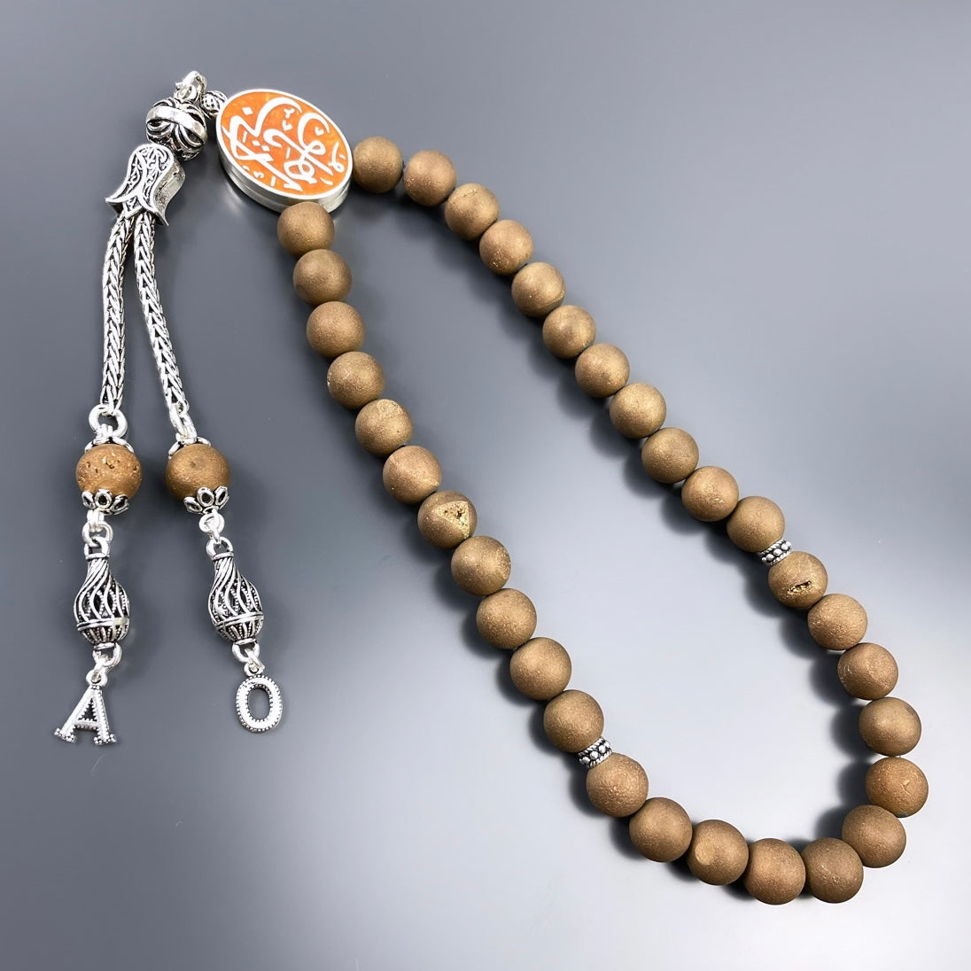 Quarz Dogaltas Tesbih Arabic Logo 925 Silber