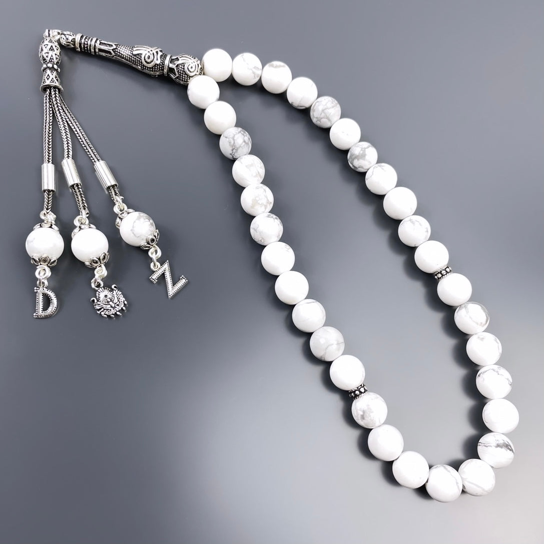 Howlith Dogaltas Tesbih 925 Silver