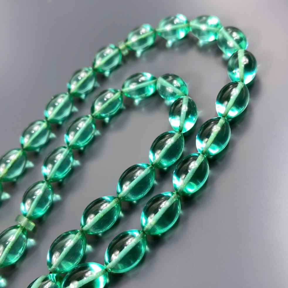 Turkuaz Renk SIKMA Kehribar Tesbih / Gebetskette personalisiert mit Logo