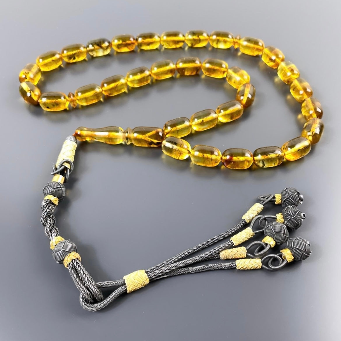 Cakirbeyli Kazaz Kehribar Tesbih