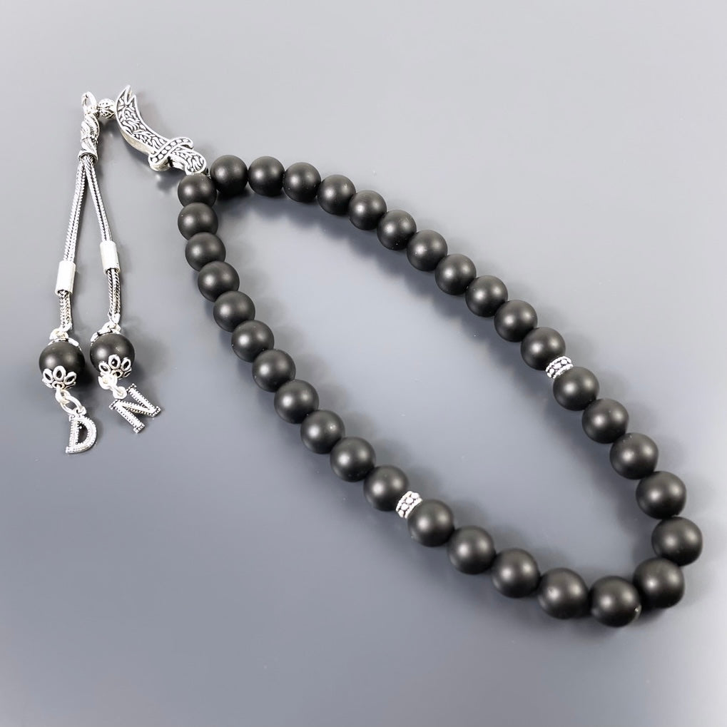 Onyx Dogaltas Tesbih 925 Silver