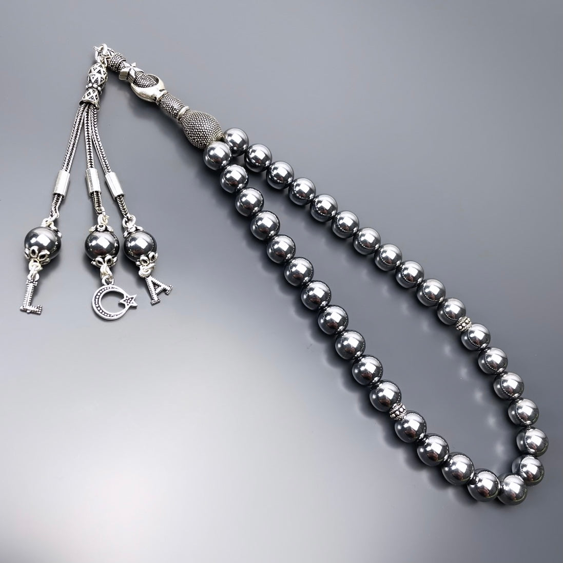 Dogaltas Ay Yildiz Tesbih 925 Silver