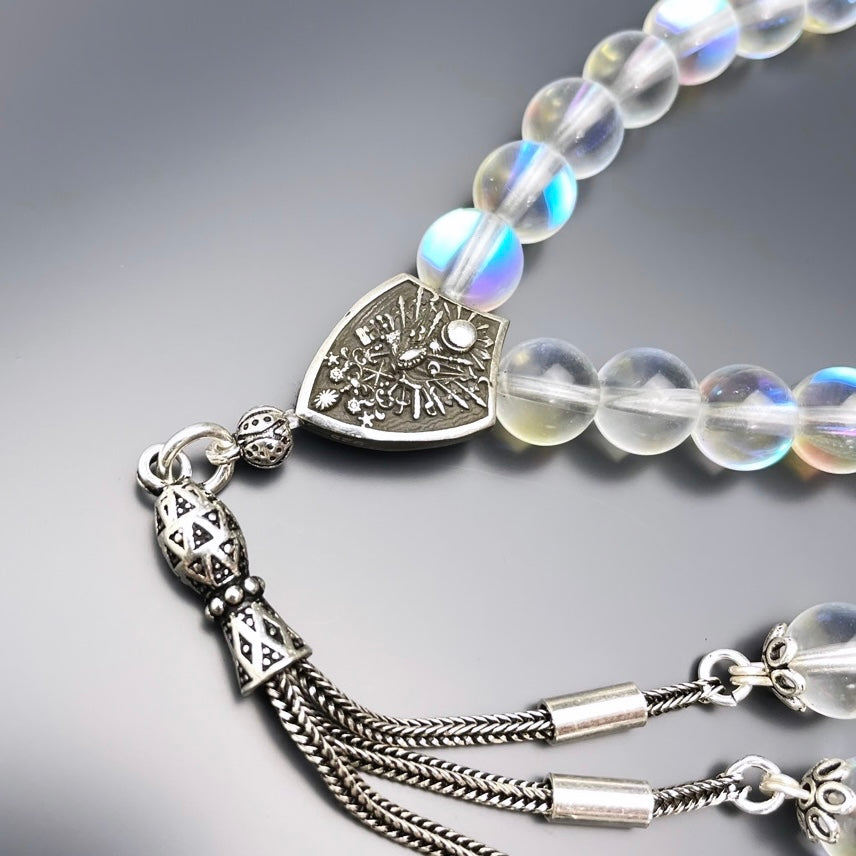 Quarz Osmanli tasarimi Tesbih 925 Silver
