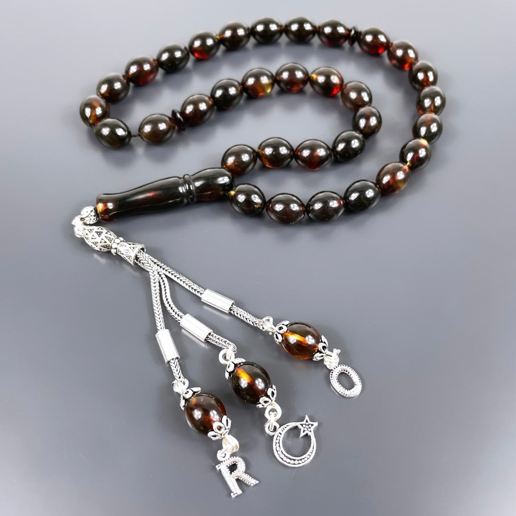 Bernstein - Kehribar Tesbih Harfli Logo