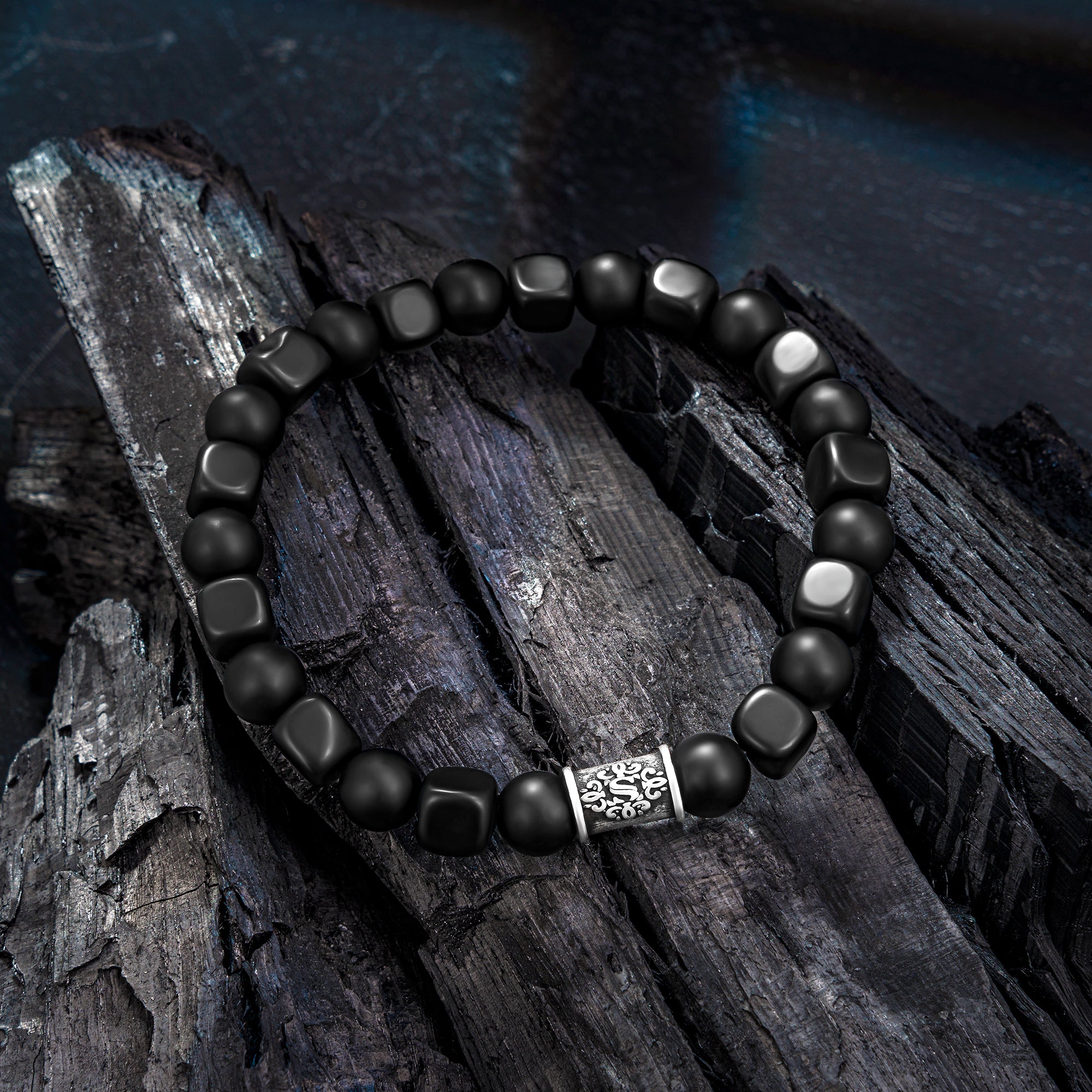 Perlenarmband Onyx No.7