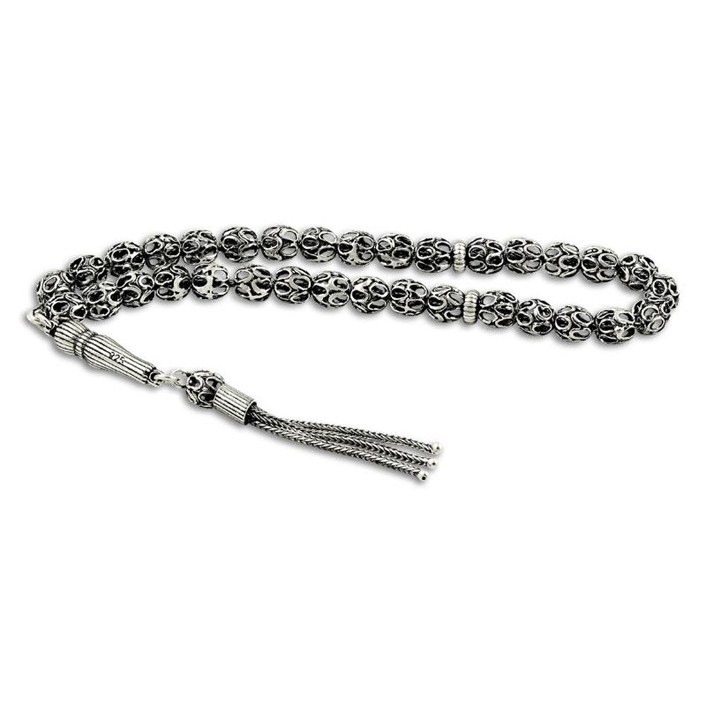 Silber Tesbih 925 Oksitli Desen