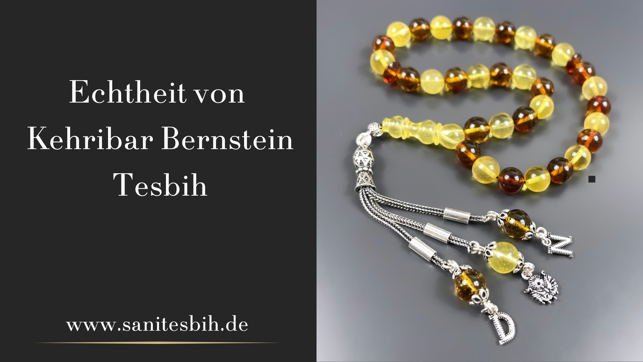 Echtheit von Kehribar Bernstein Tesbih